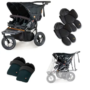 Out n About Nipper Double Twin Comfort Kit in Forest Black