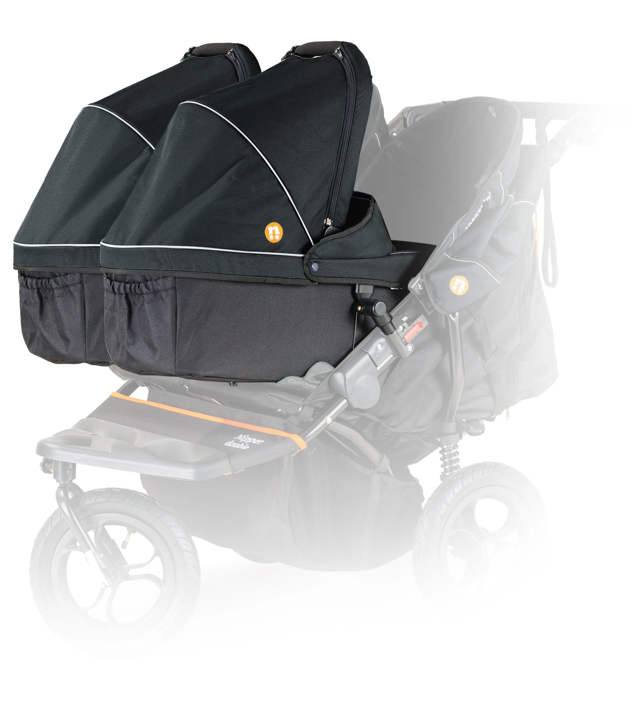 Out n About Nipper Double Twin Essentials Kit in Forest Black