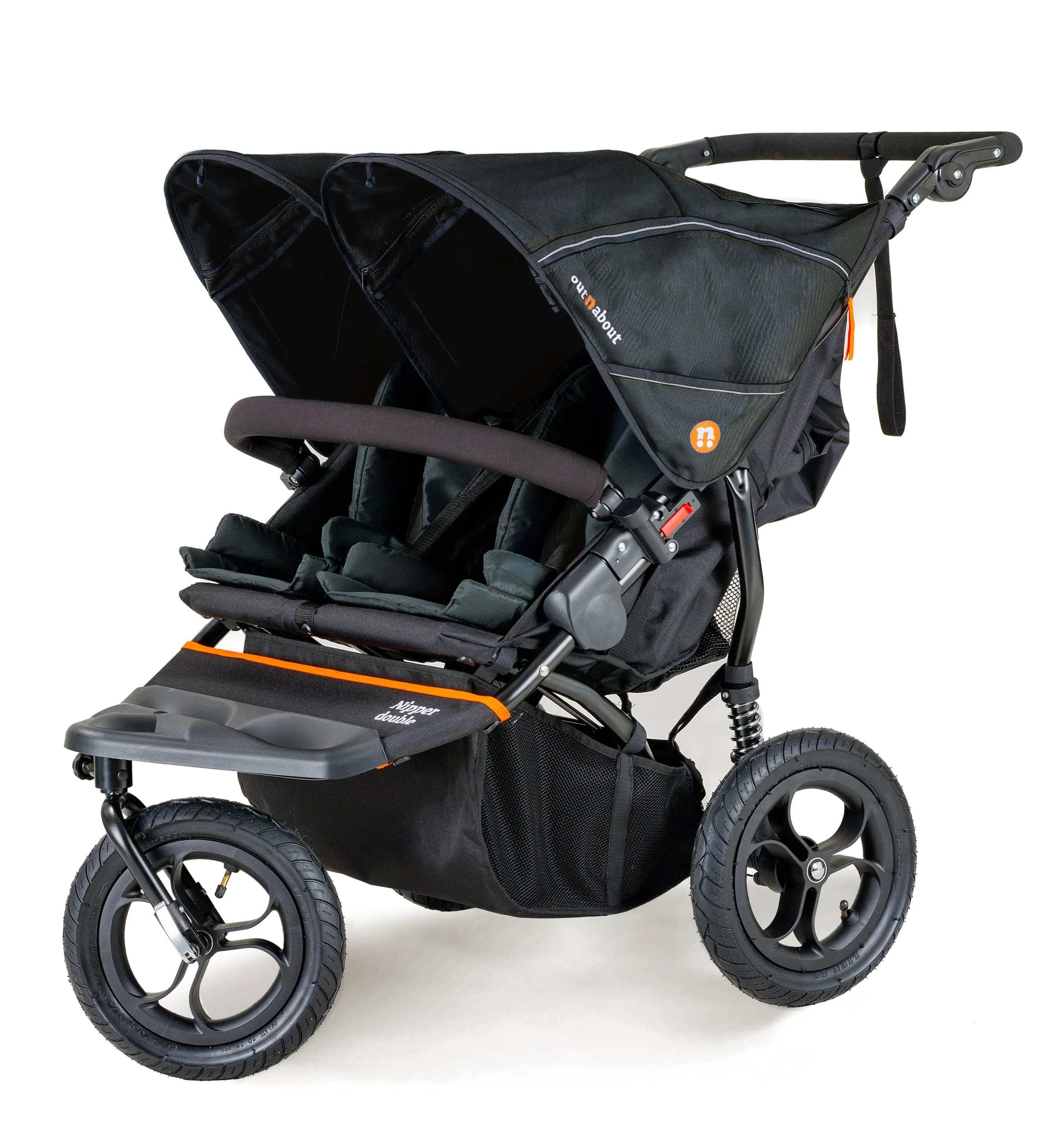 Out n About Nipper Double Twin Essentials Kit in Forest Black