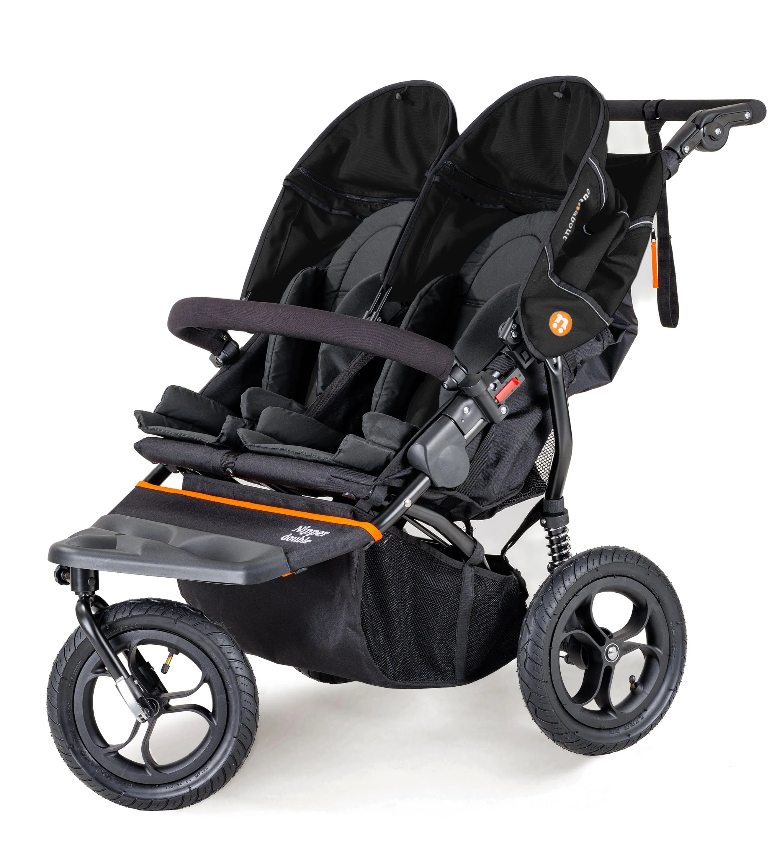 Out n About Nipper Double Twin Essentials Kit in Summit Black