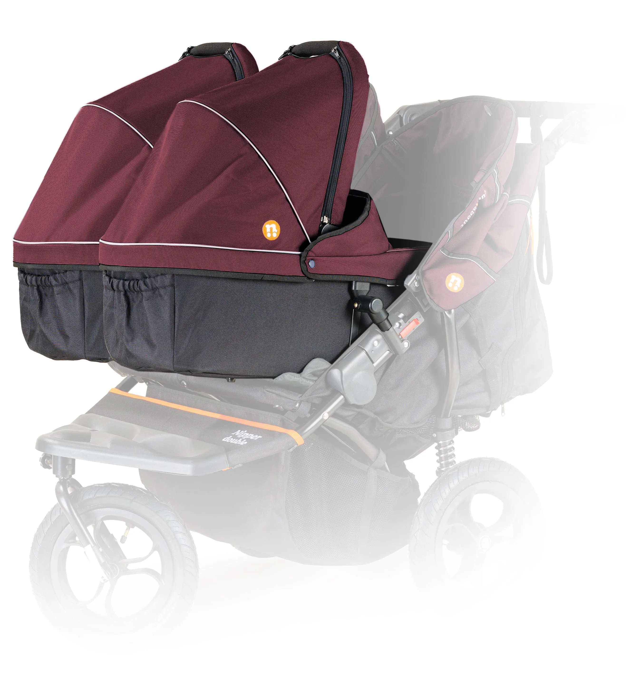 Out n About Nipper Double Twin Ultimate Kit in Brambleberry Red