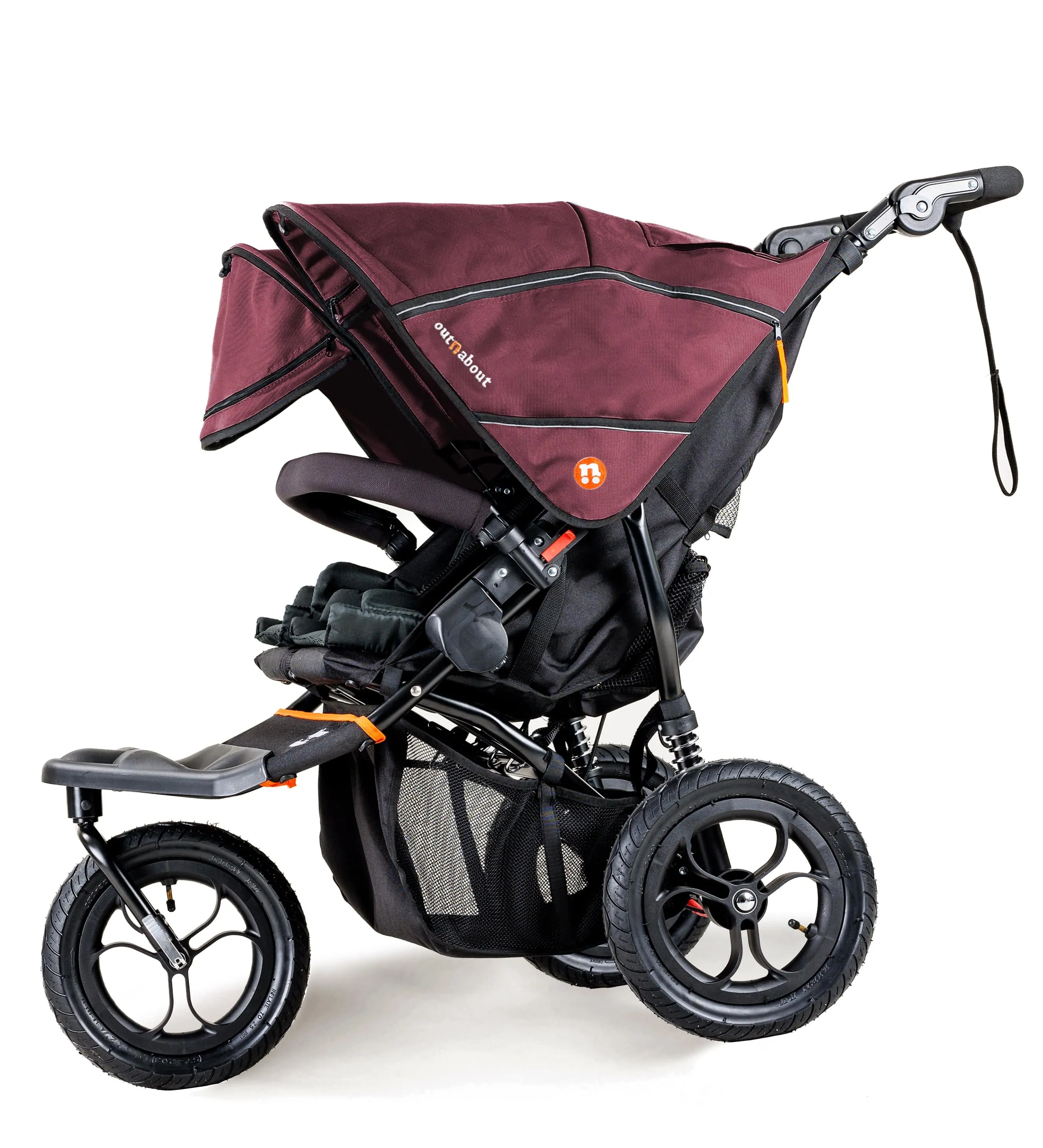 Out n About Nipper Double Twin Ultimate Kit in Brambleberry Red