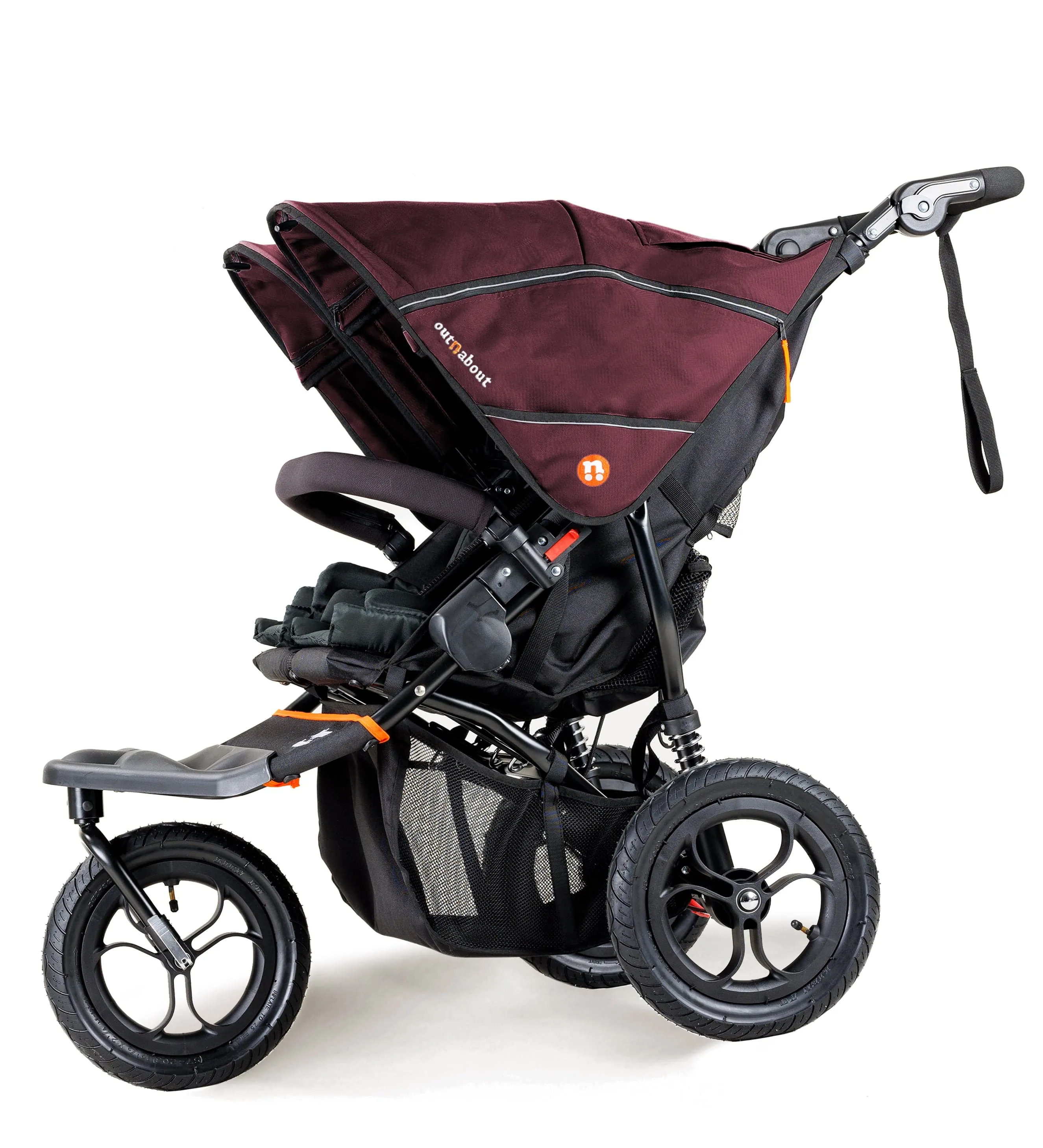 Out n About Nipper Double Twin Ultimate Kit in Brambleberry Red