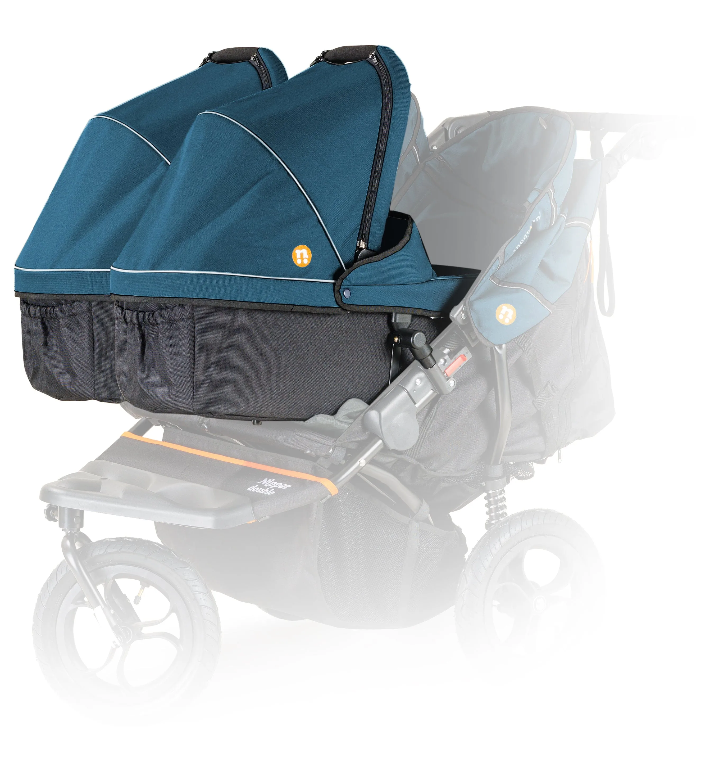 Out n About Nipper Double Twin Ultimate Kit in Highland Blue