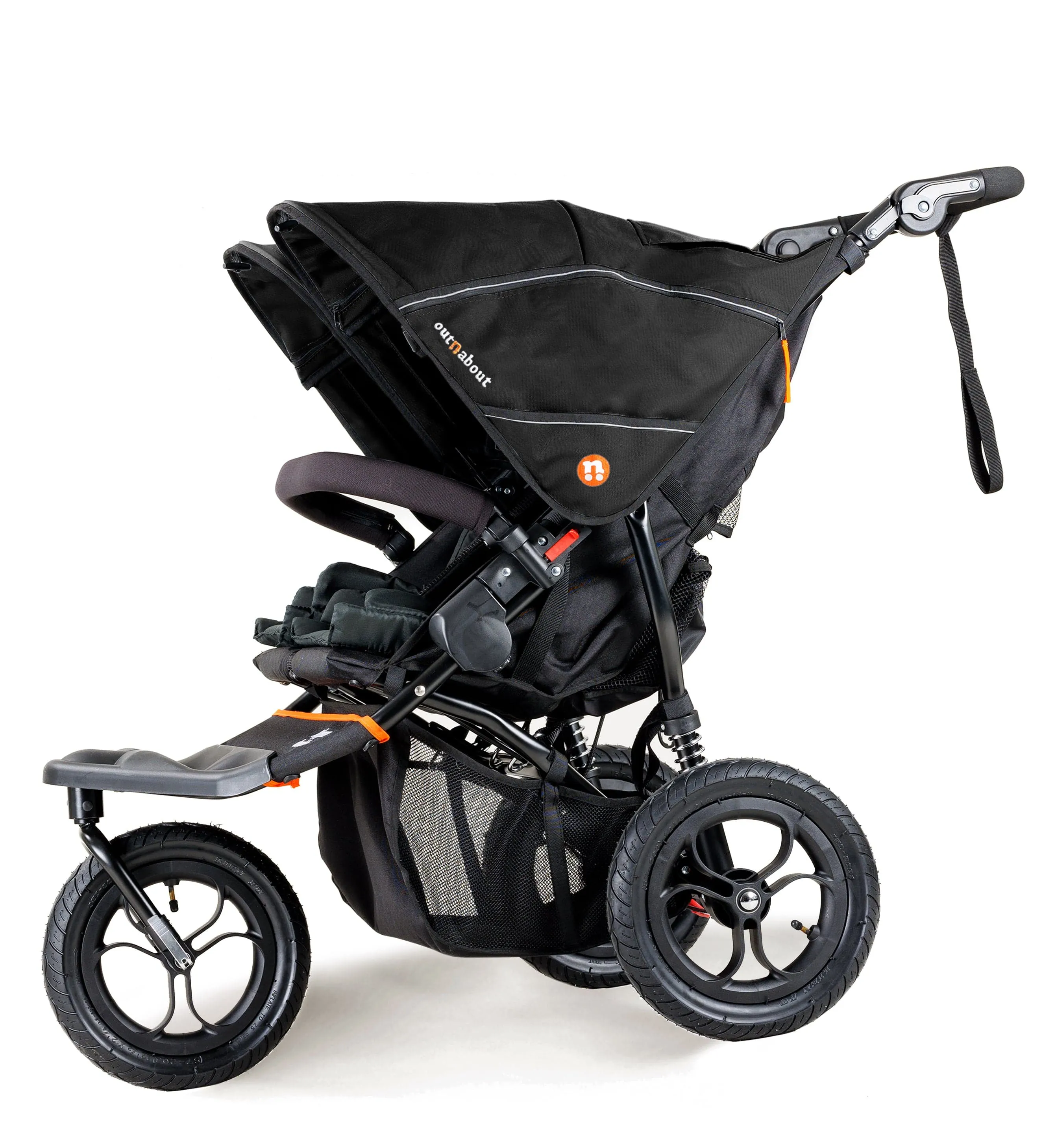 Out n About Nipper Double Twin Ultimate Kit in Summit Black