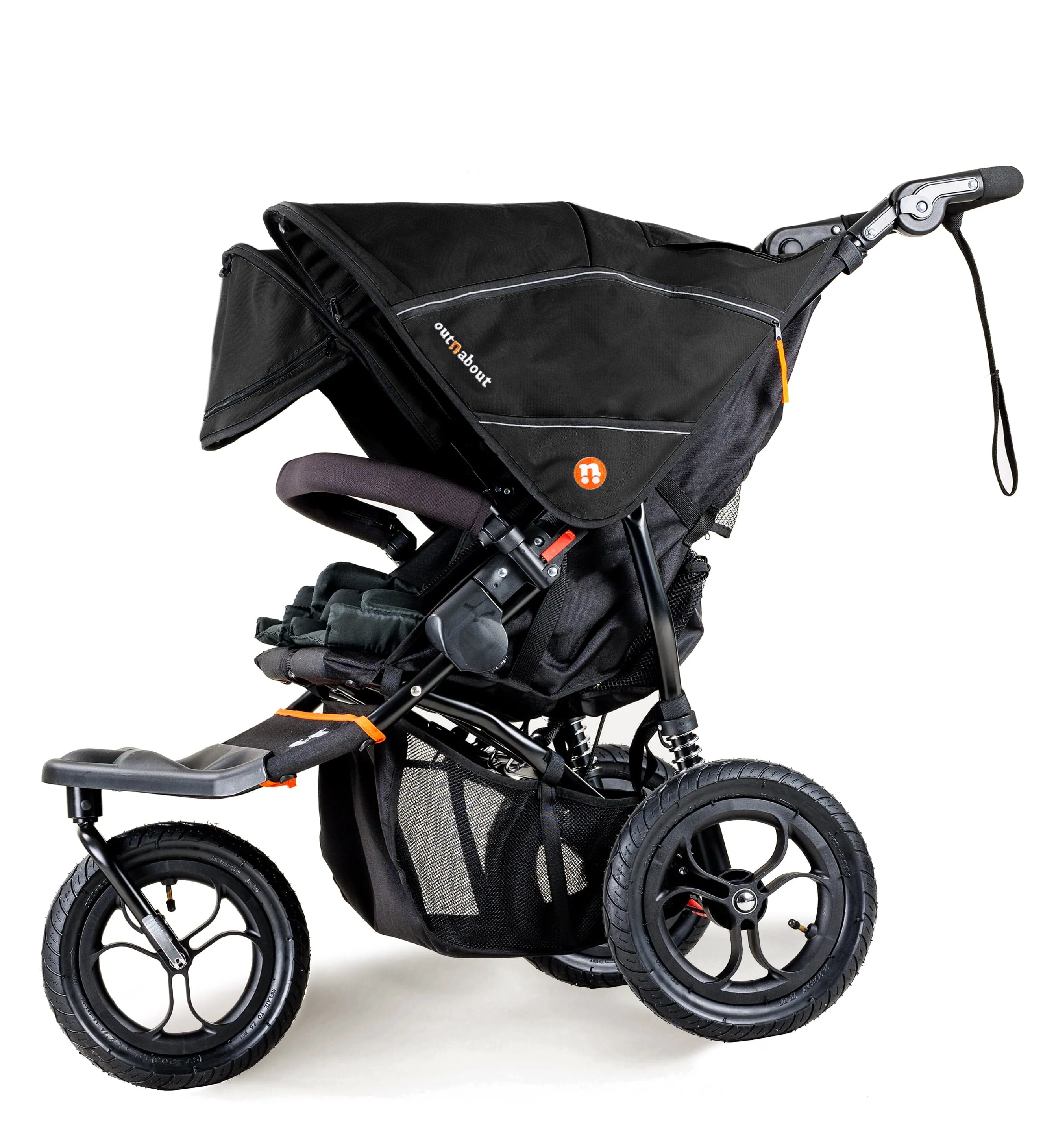 Out n About Nipper Double Twin Ultimate Kit in Summit Black