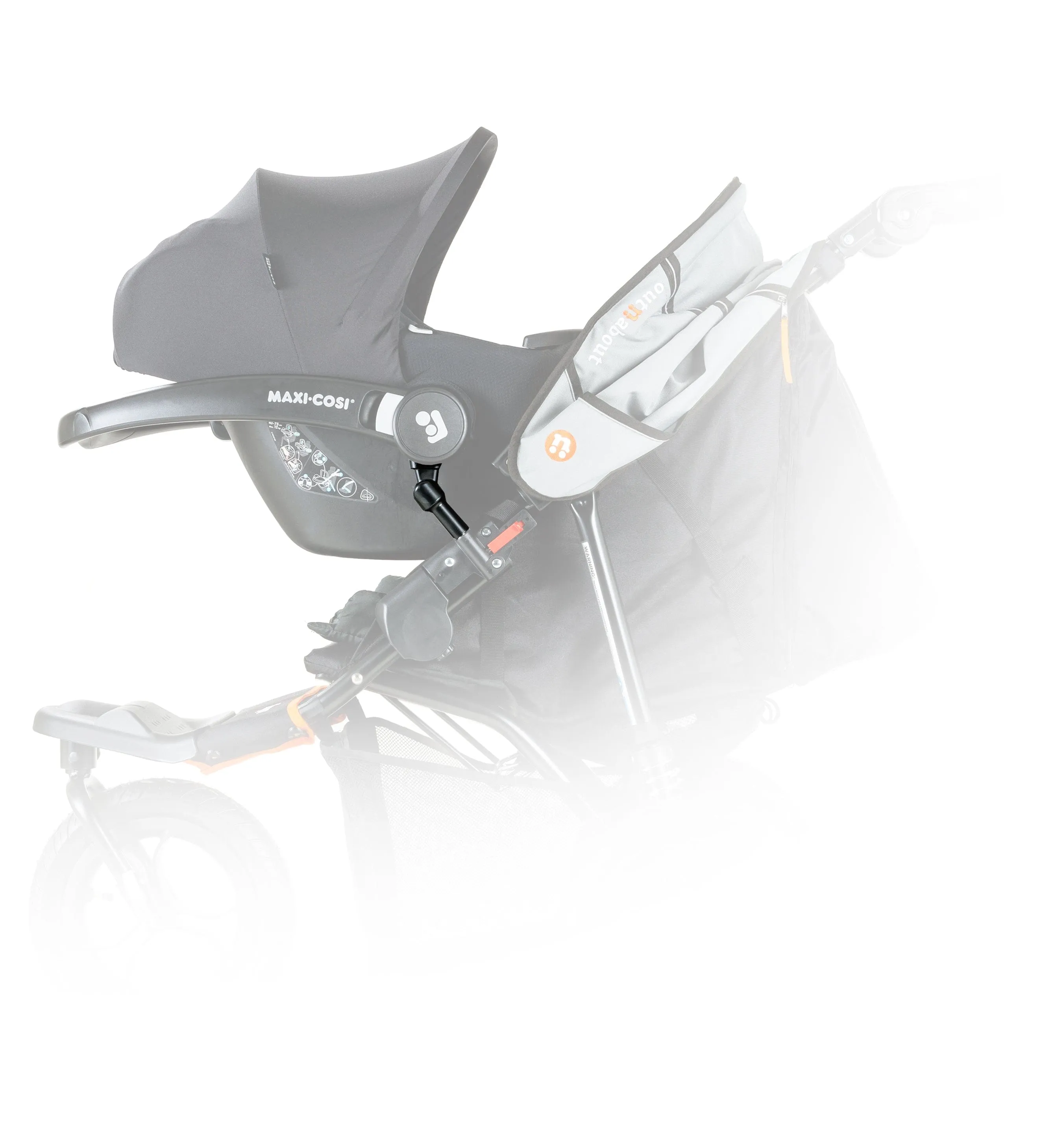 Out n About Nipper Single Maxi-Cosi Essential Kit in Rock Salt Grey