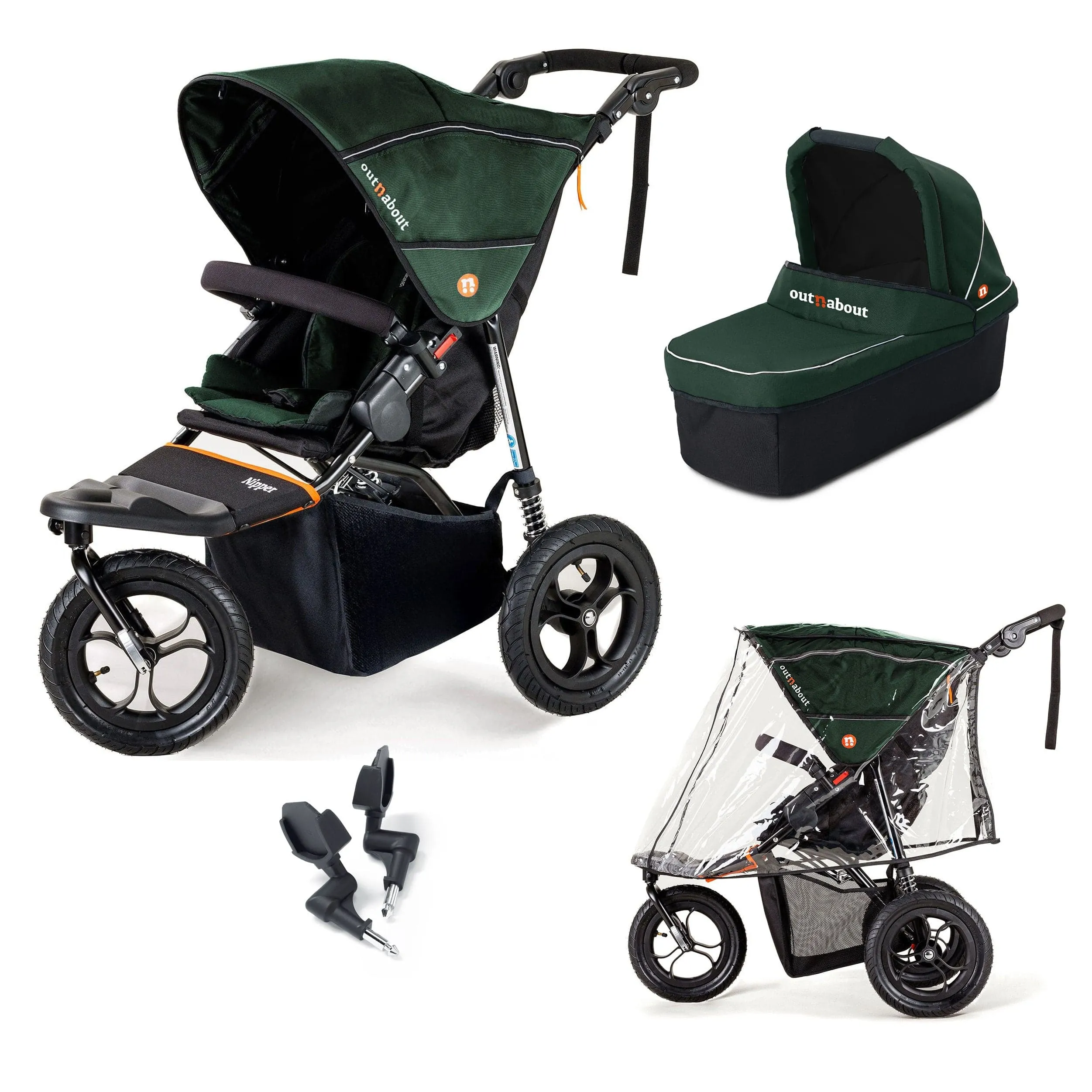 Out n About Nipper Single Starter Kit in Sycamore Green