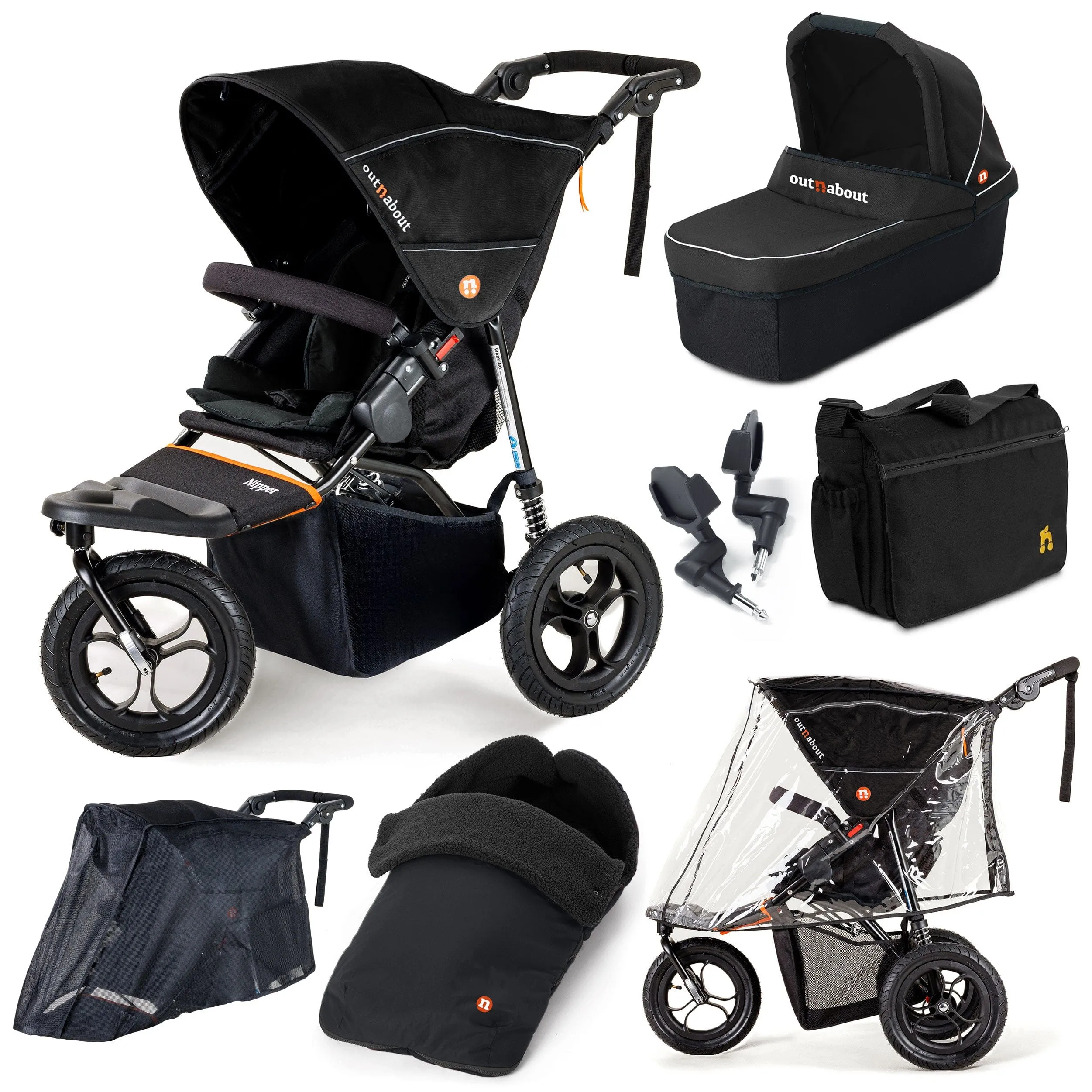 Out n About Nipper Single Ultimate Kit in Summit Black