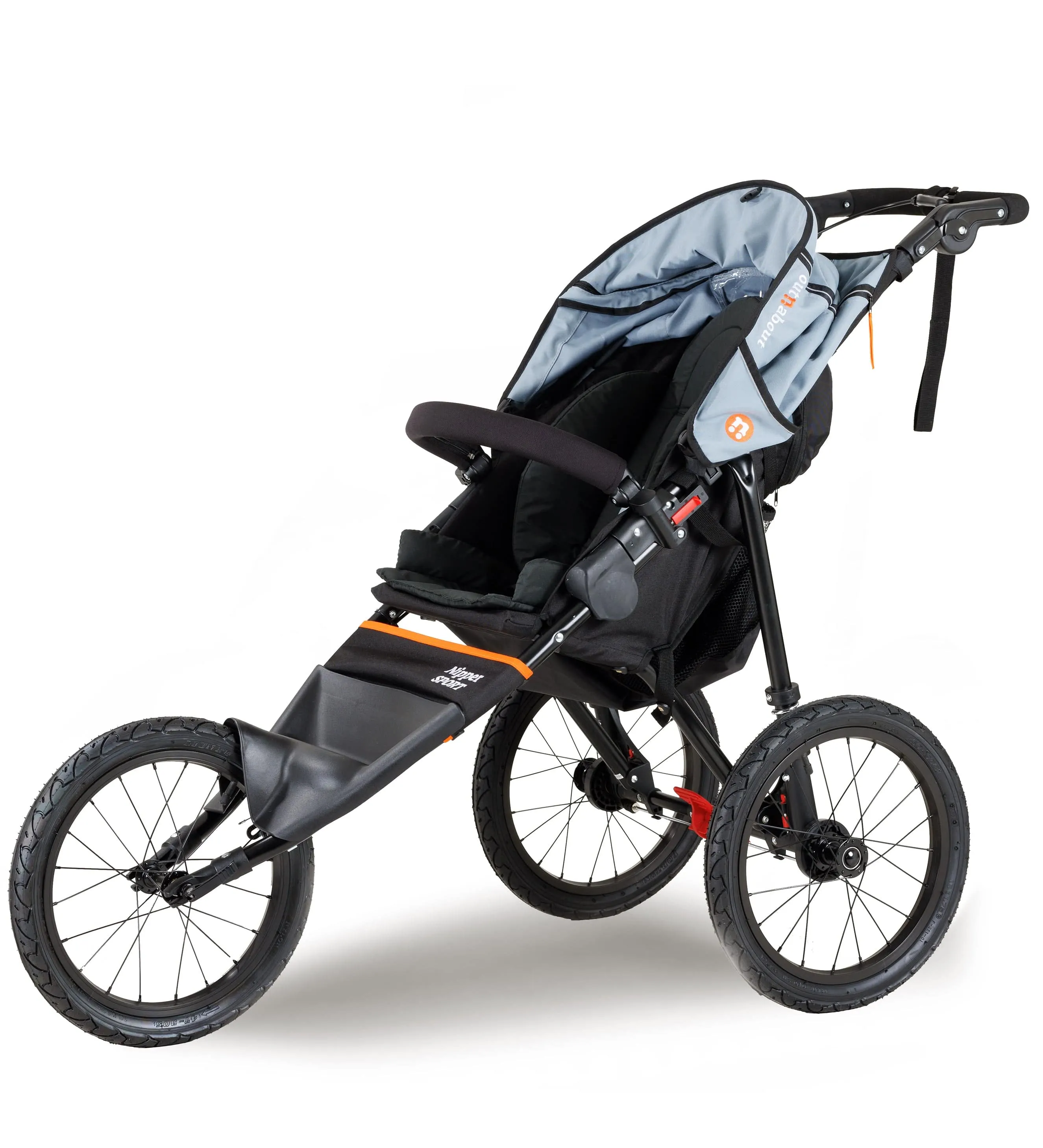 Out n About Nipper Sport V5 Single Pushchair - Rocksalt Grey