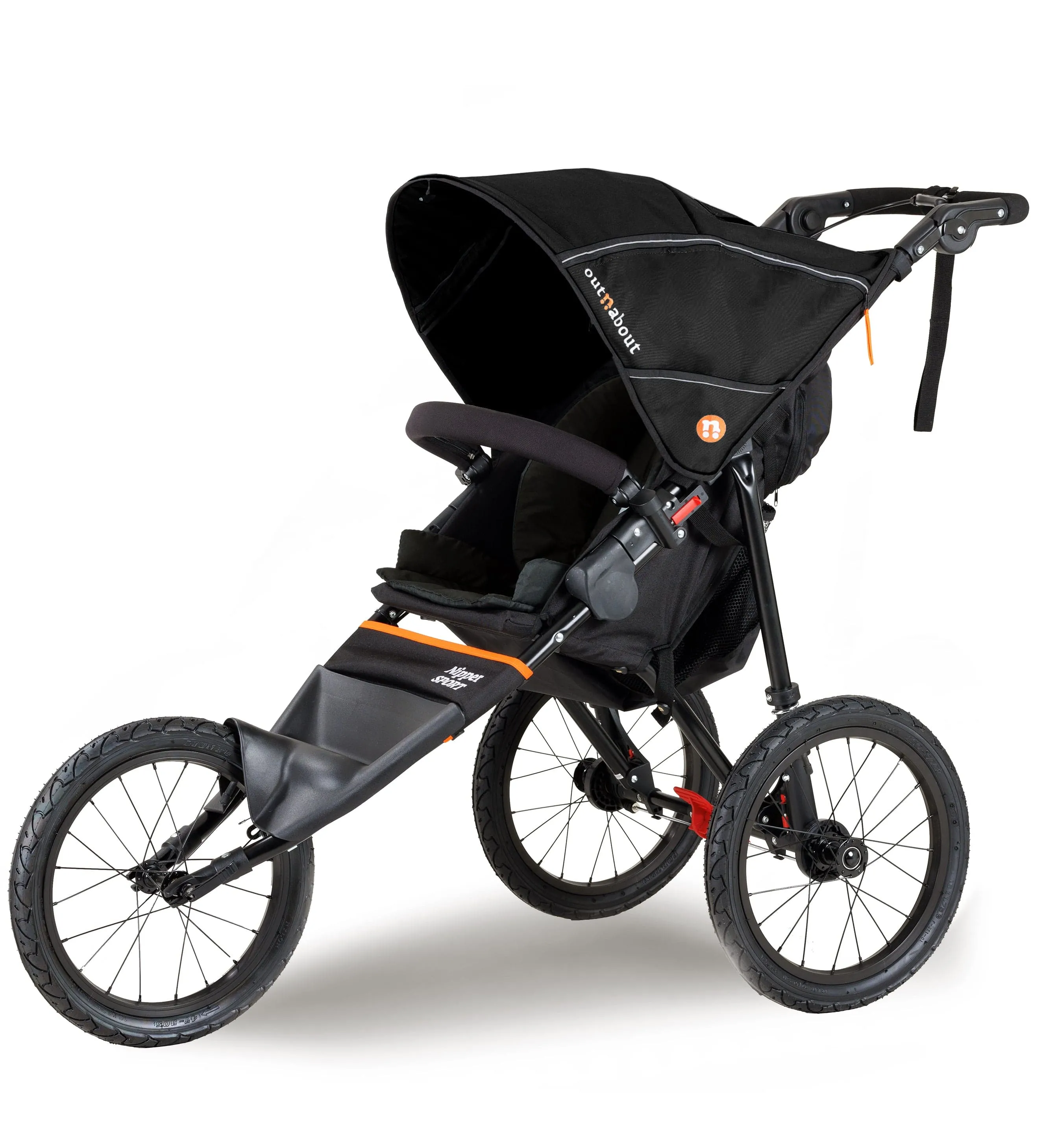 Out n About Nipper Sport V5 Single Pushchair - Summit Black