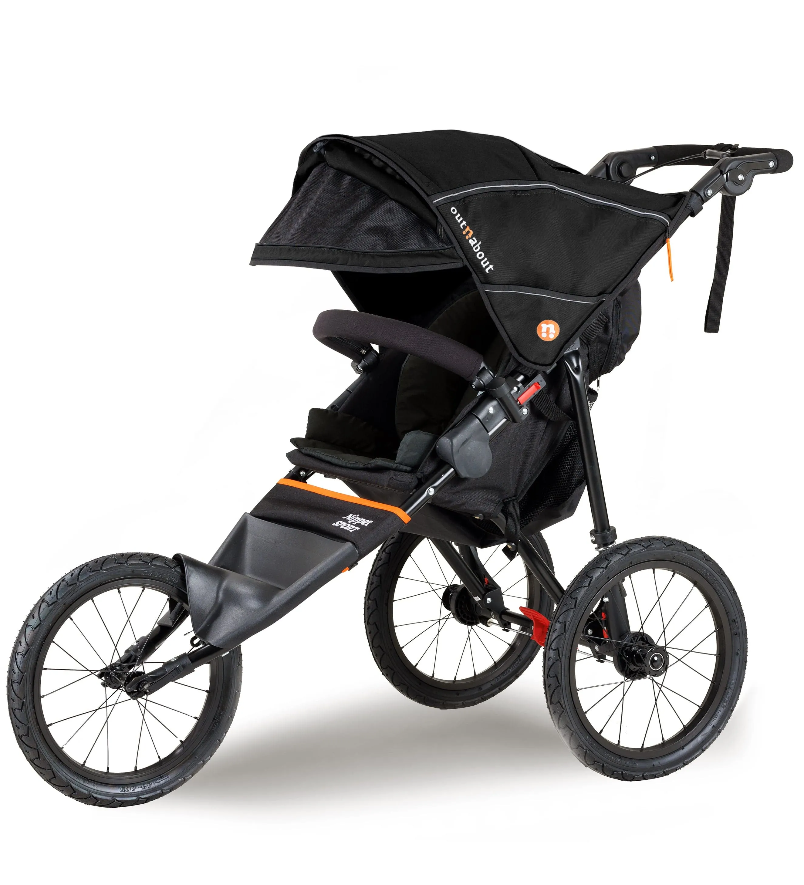 Out n About Nipper Sport V5 Single Pushchair - Summit Black