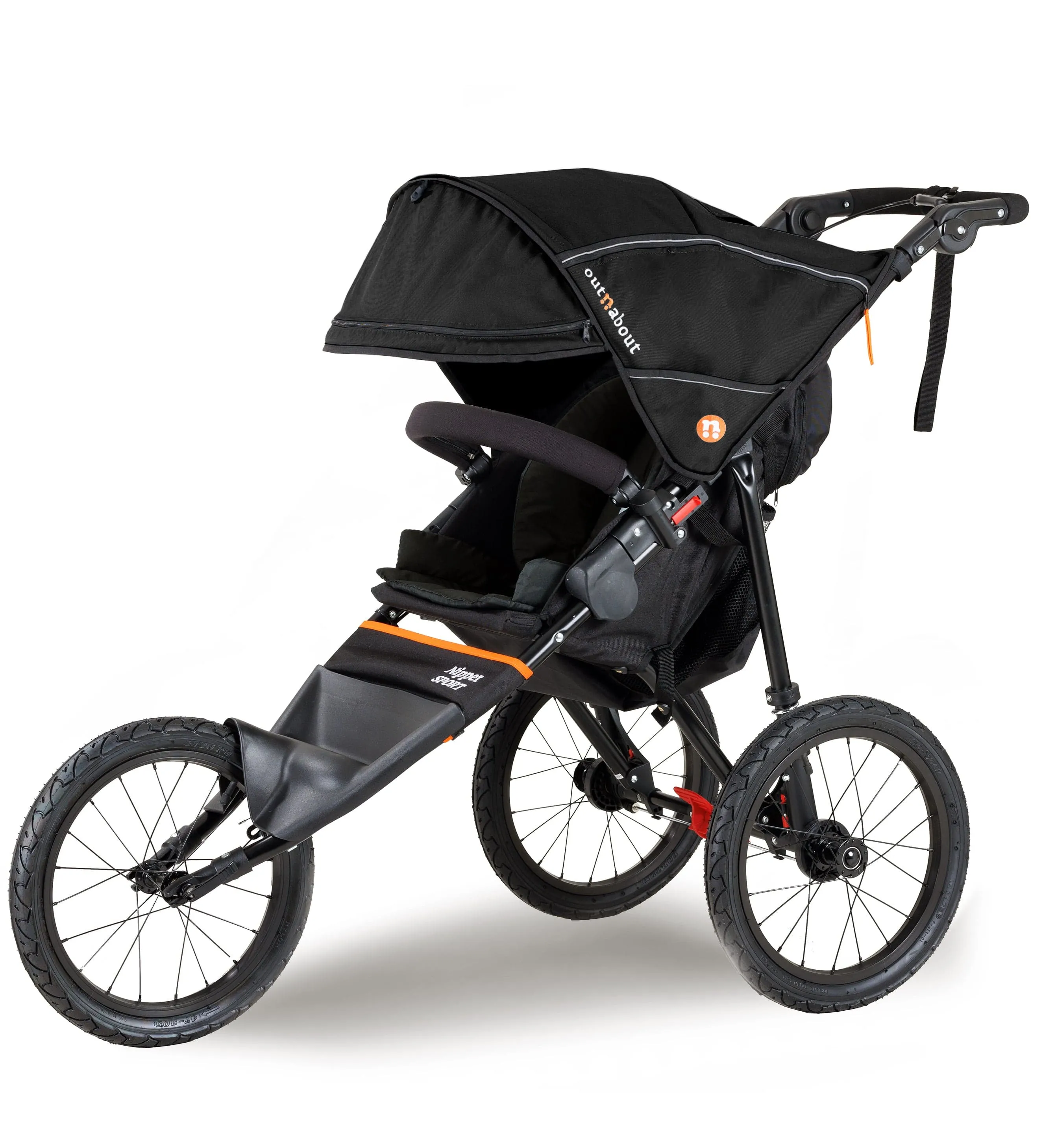 Out n About Nipper Sport V5 Single Pushchair - Summit Black