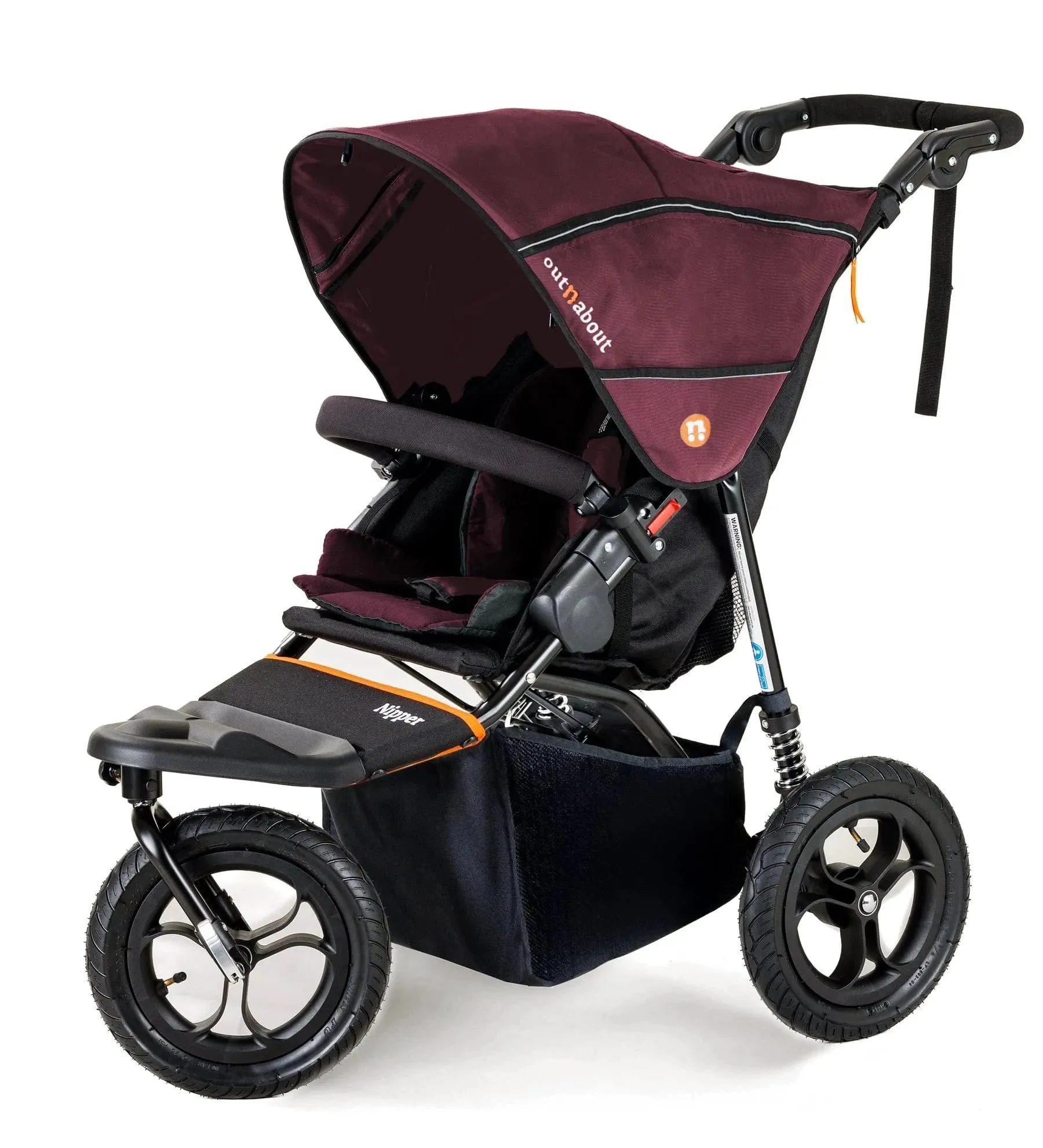 Out N About Nipper V5 All-Terrain Adventure Bundle - Brambleberry Red
