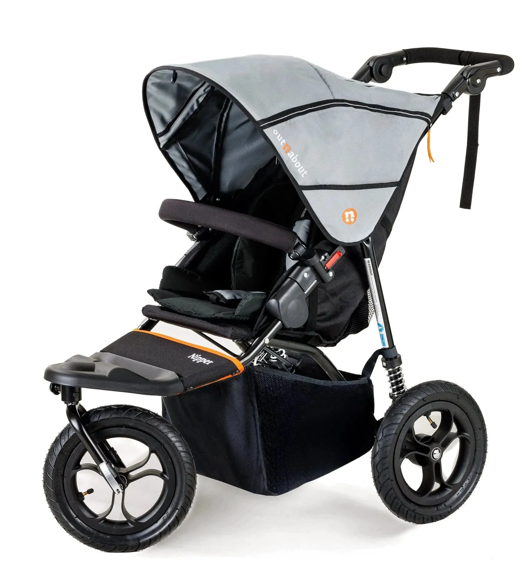 Out N About Nipper V5 All-Terrain Adventure Bundle - Rocksalt Grey