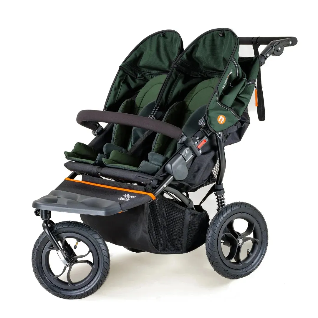 Out N About Nipper V5 Double Pushchair - Sycamore Green