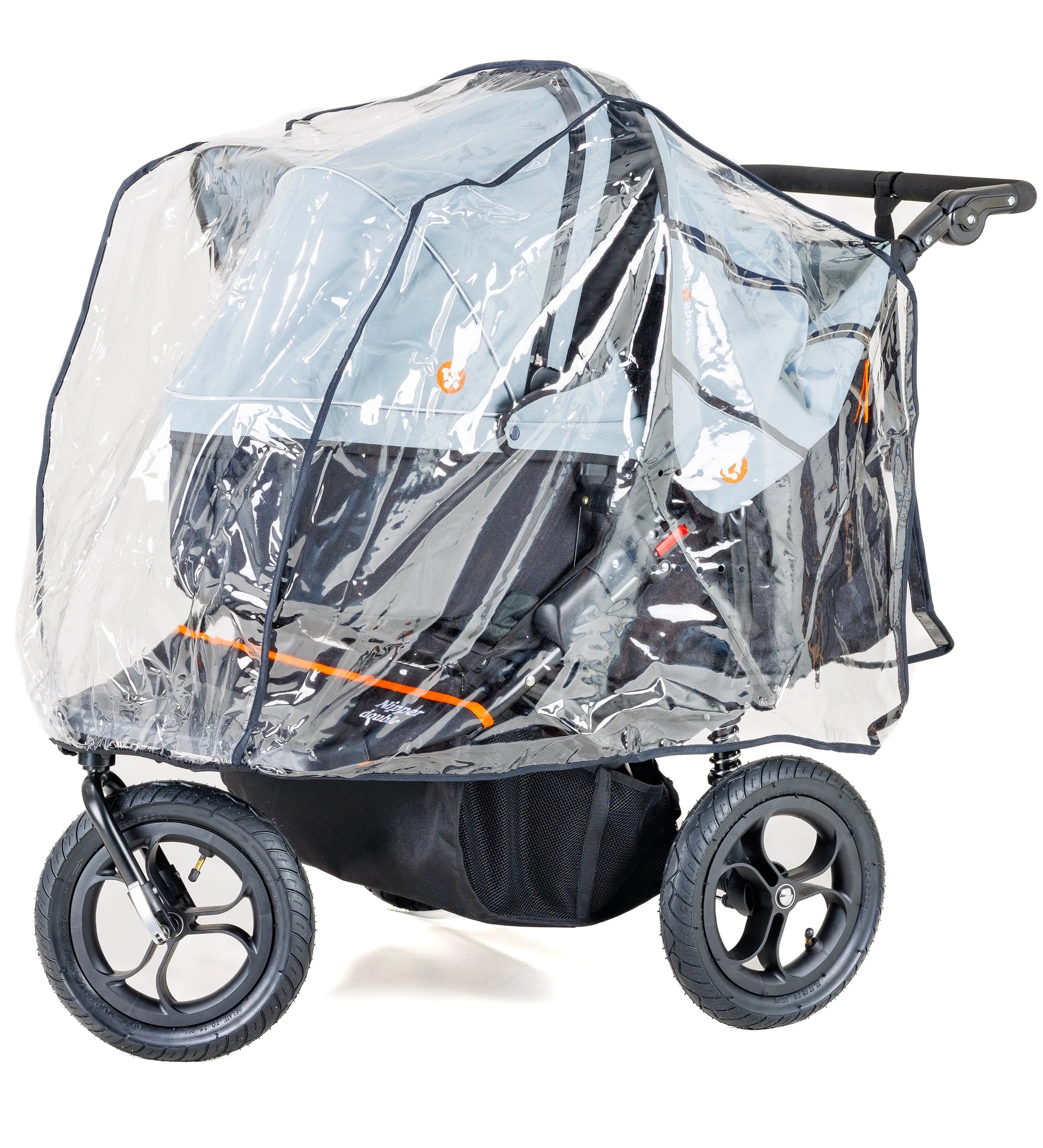 Out n About Nipper V5 Double Pushchair Twin Bundle - Sycamore Green