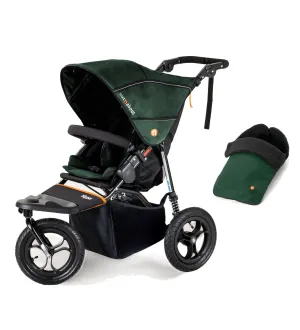 Out n About Nipper V5 Single Pushchair with Footmuff - Sycamore Green