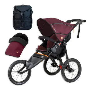 Out N About Nipper V5 Sport Adventure Bundle - Brambleberry Red