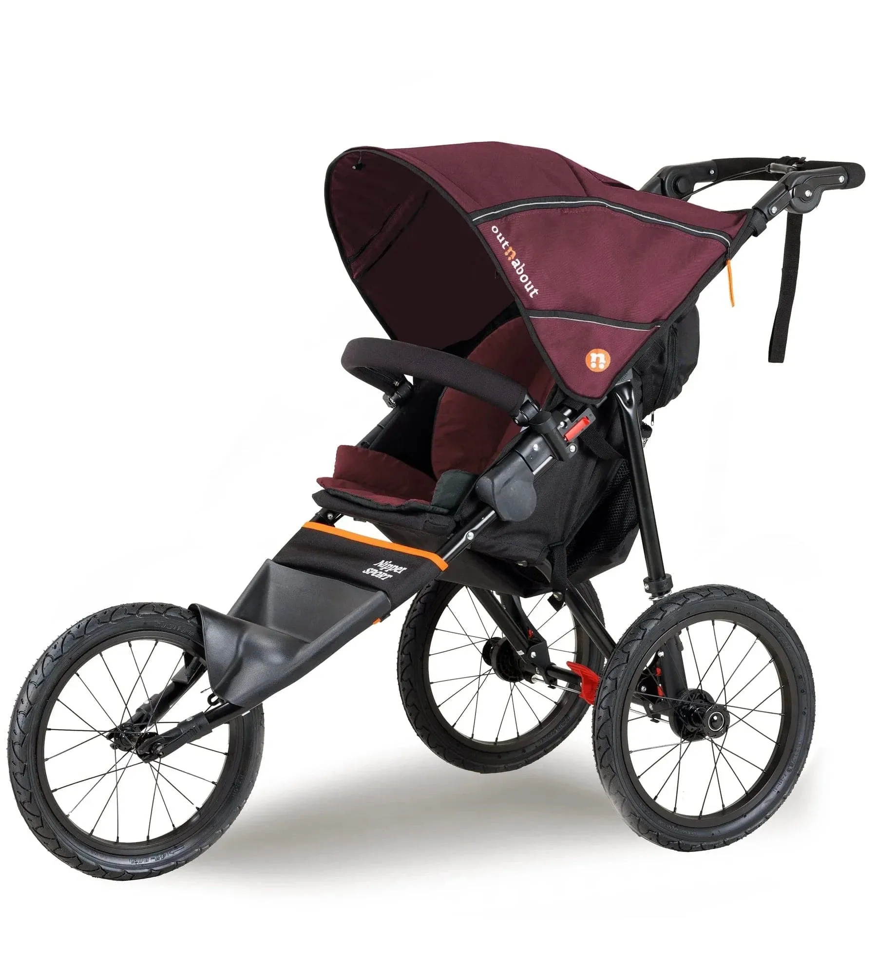 Out N About Nipper V5 Sport Adventure Bundle - Brambleberry Red