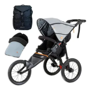 Out N About Nipper V5 Sport Adventure Bundle - Rocksalt Grey
