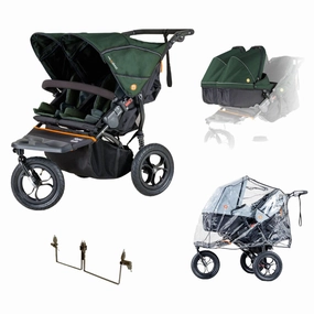 Out 'n' About Nipper Double Twin Starter Bundle, Sycamore Green