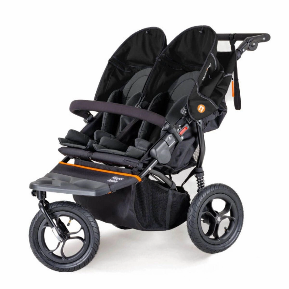 Out 'n' About Nipper Double V5 Newborn And Toddler Starter Bundle, Summit Black