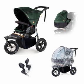 Out 'n' About Nipper Single, New Parent Starter Bundle, Sycamore Green