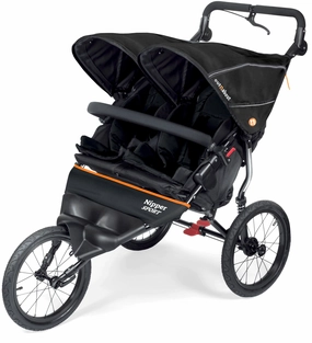 Out n About Nipper Sport V5 Double Pushchair - Summit Black
