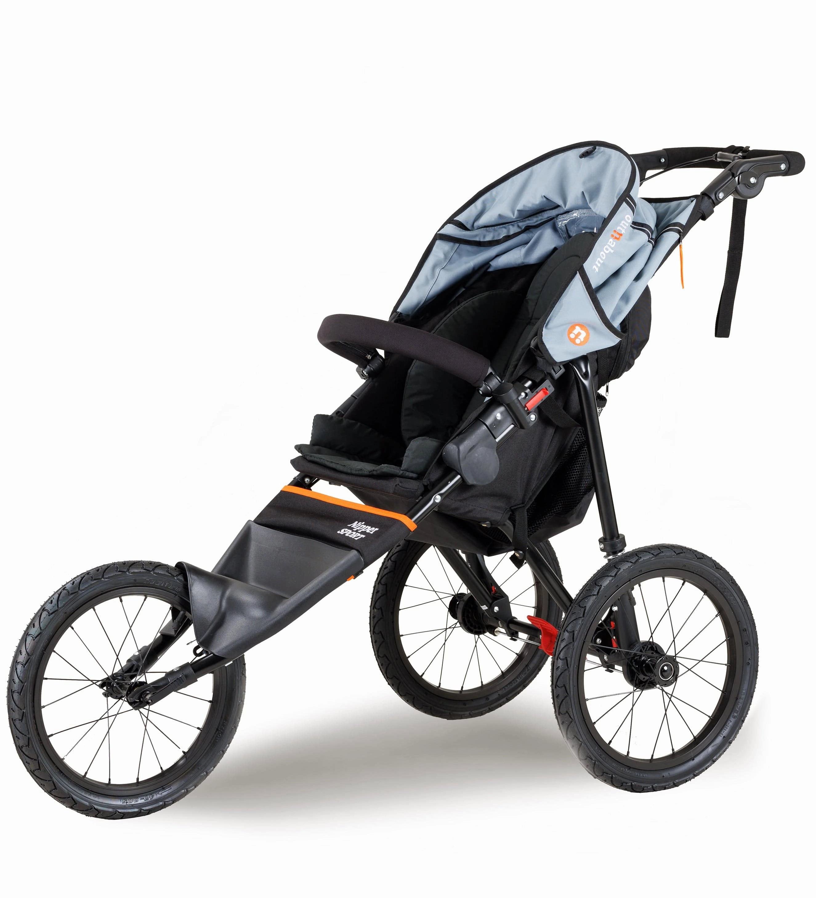 Out n About Nipper Sport V5 Single Pushchair - Rocksalt Grey