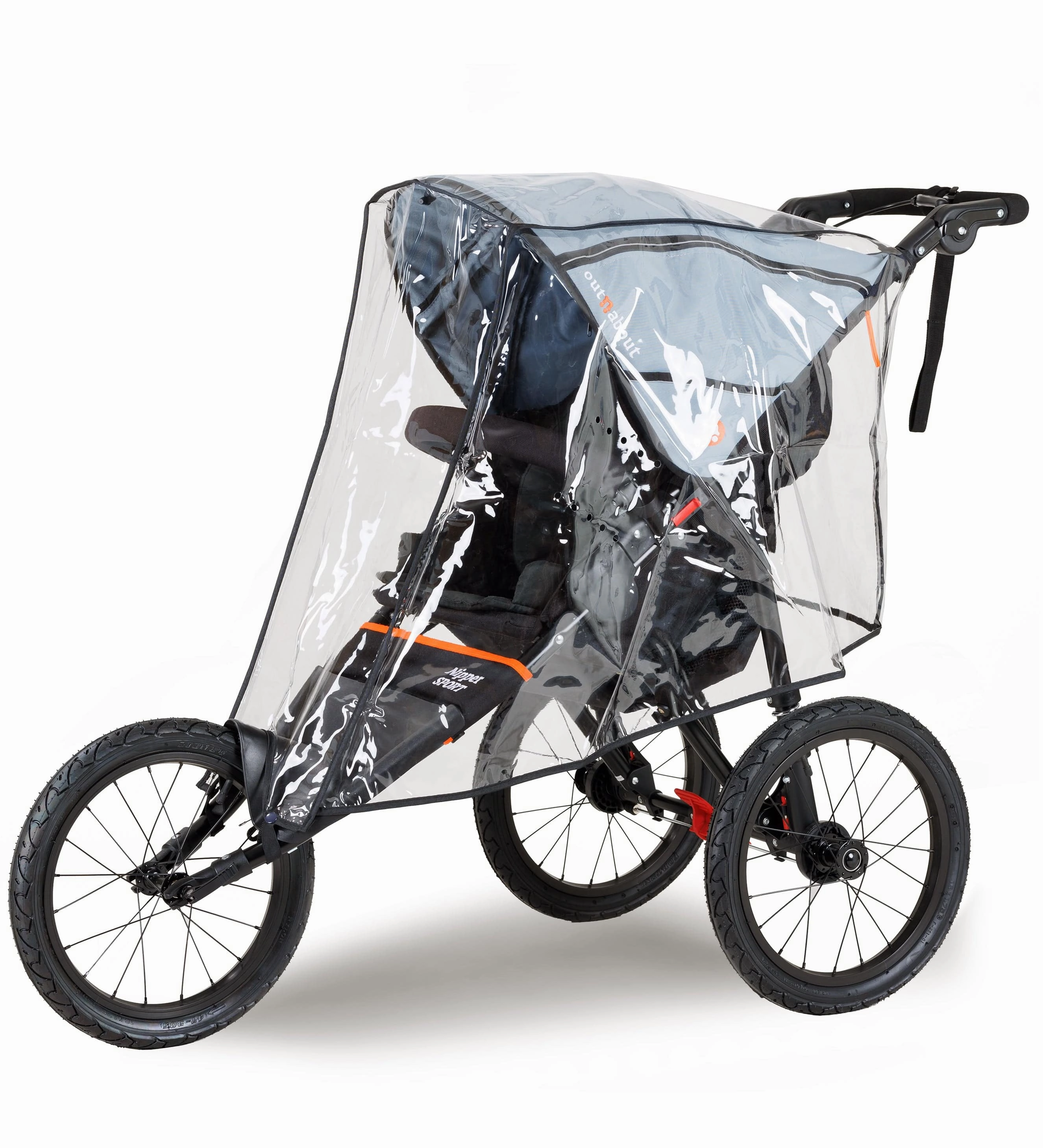 Out n About Nipper Sport V5 Single Pushchair - Rocksalt Grey