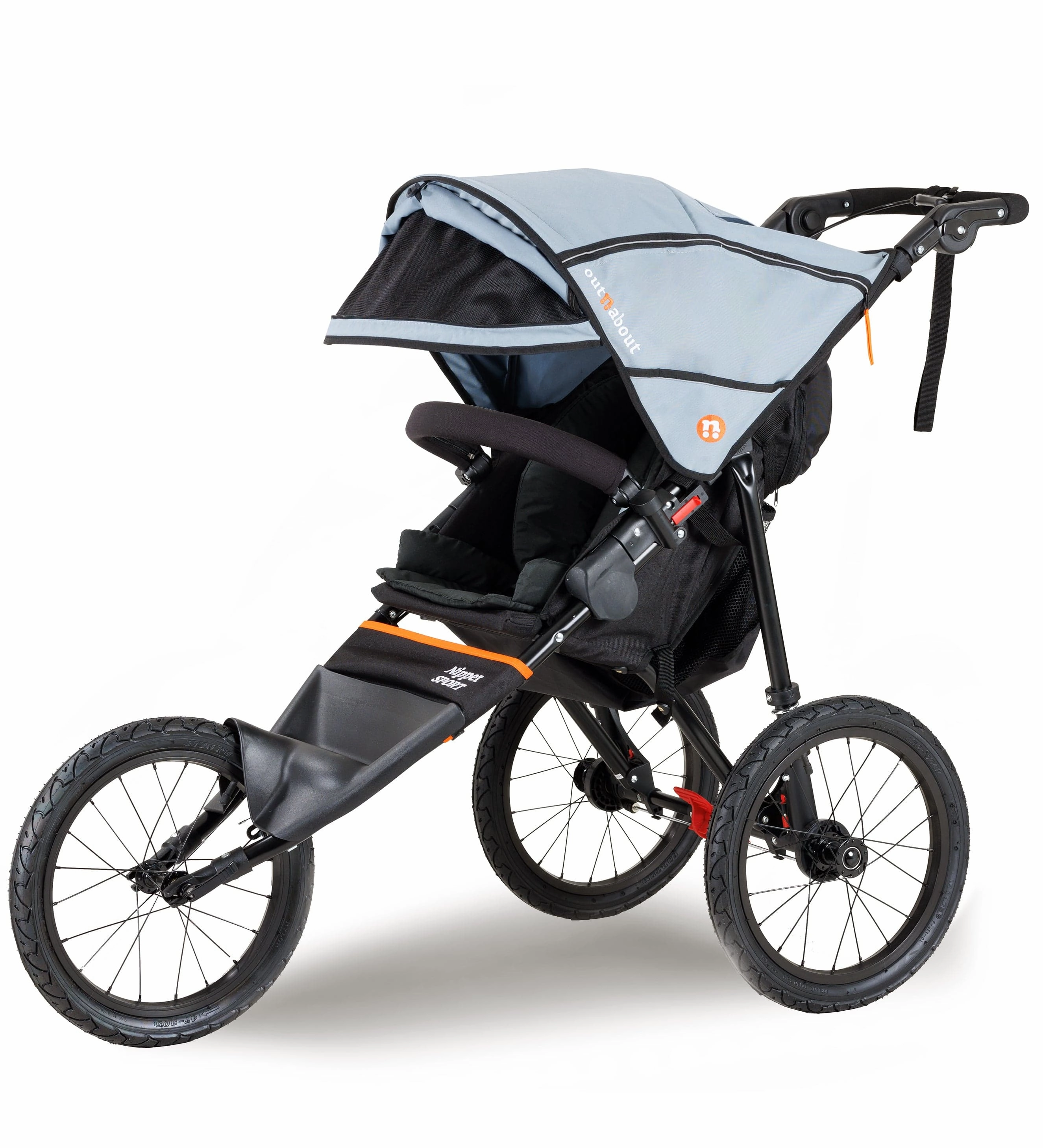 Out n About Nipper Sport V5 Single Pushchair - Rocksalt Grey