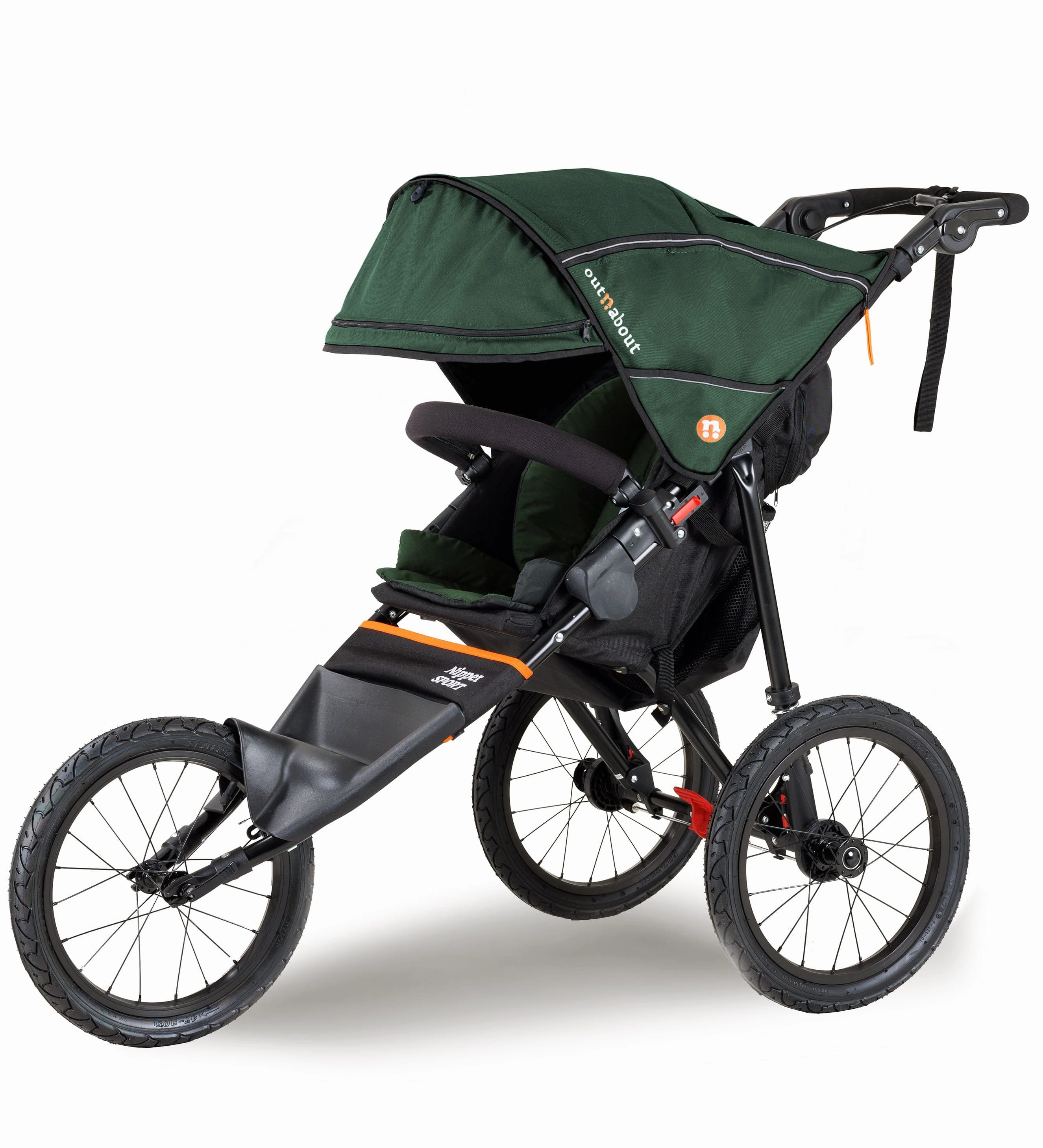 Out n About Nipper Sport V5 Single Pushchair - Sycamore Green