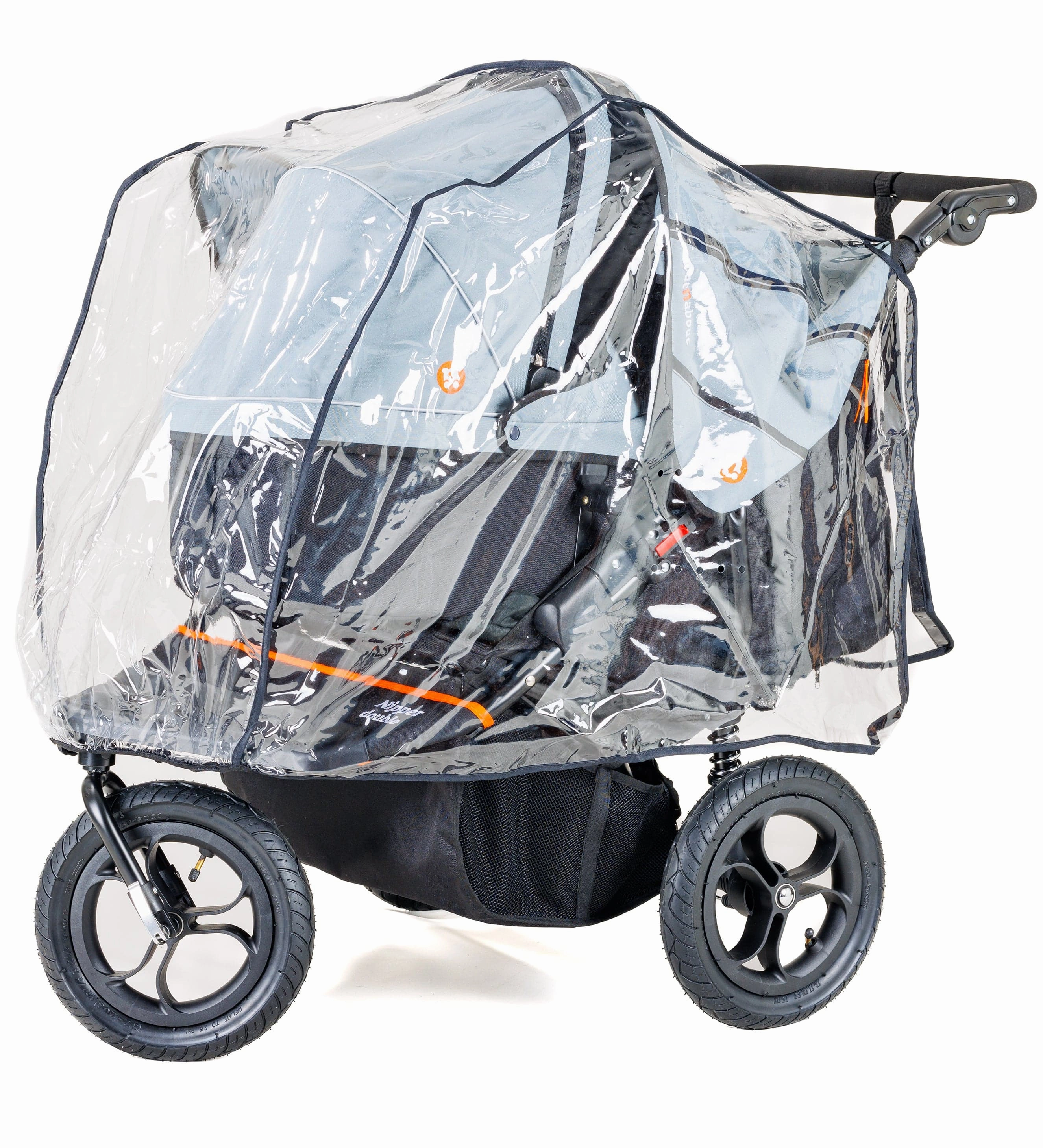 Out n About Nipper V5 Double Pushchair Starter Bundle - Highland Blue