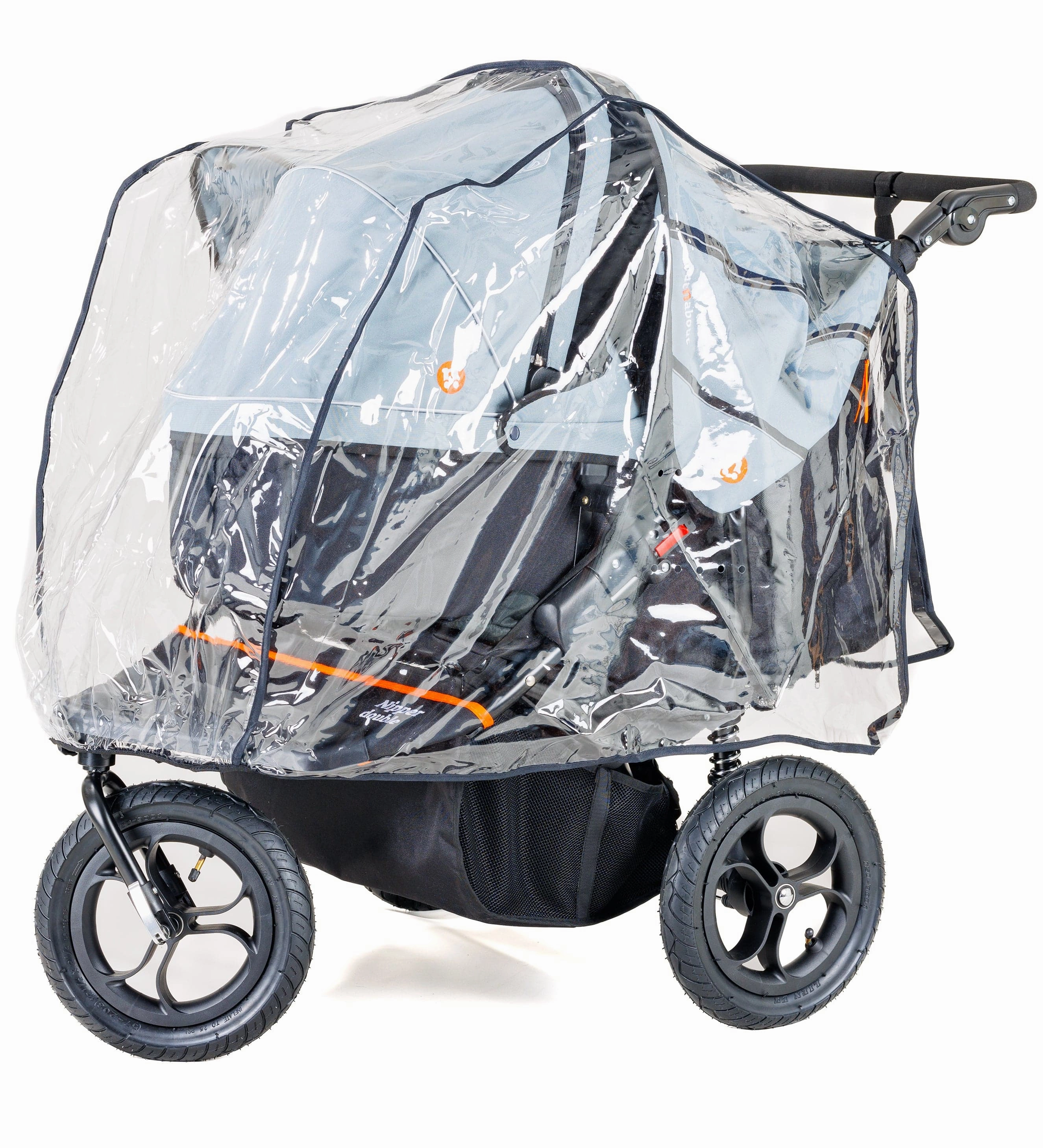 Out n About Nipper V5 Double Pushchair Twin Bundle - Bramble Berry