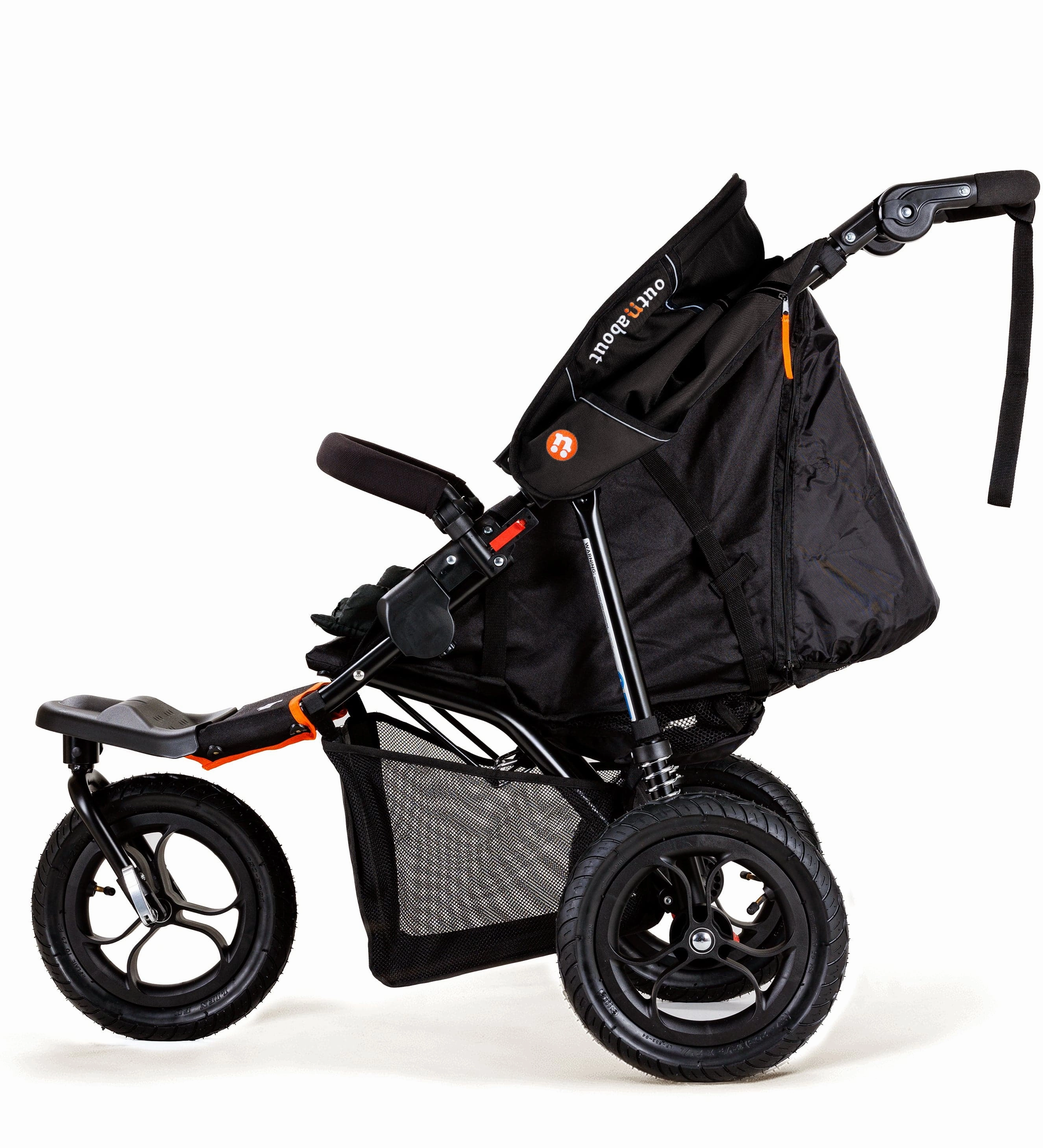 Out n About Nipper V5 Single Pushchair with Footmuff - Summit Black