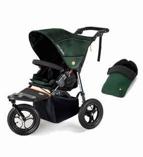 Out n About Nipper V5 Single Pushchair with Footmuff - Sycamore Green