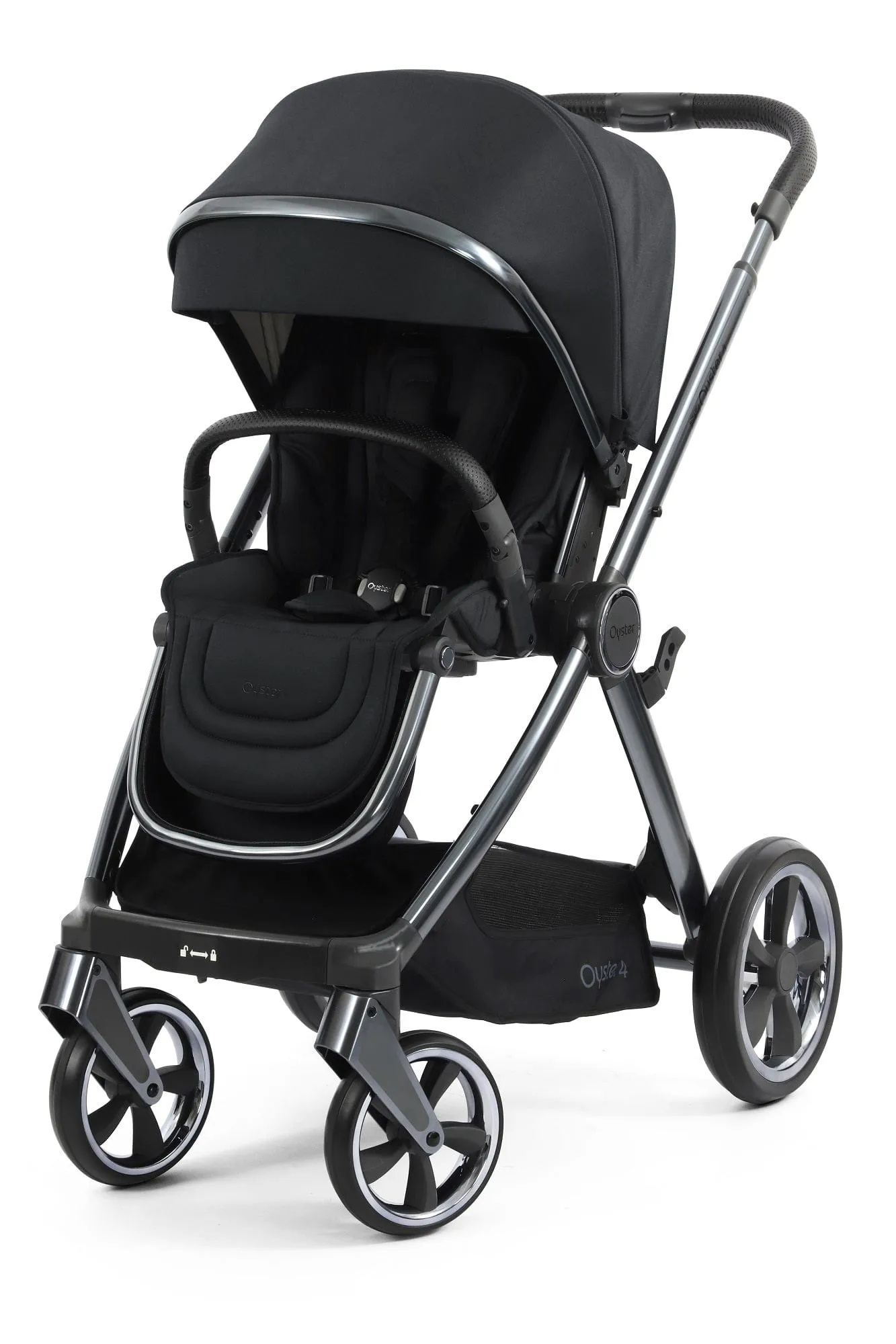 Oyster 4 Double Stroller - Carbonite