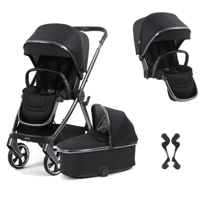 Oyster 4 Double Stroller - Carbonite