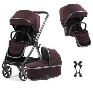 Oyster 4 Double Stroller - Mulberry