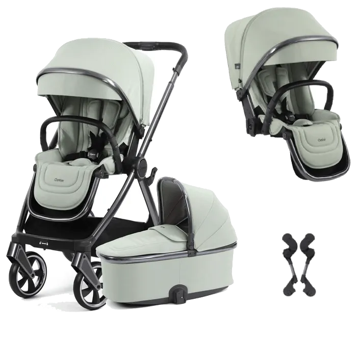 Oyster 4 Double Stroller - Pistachio