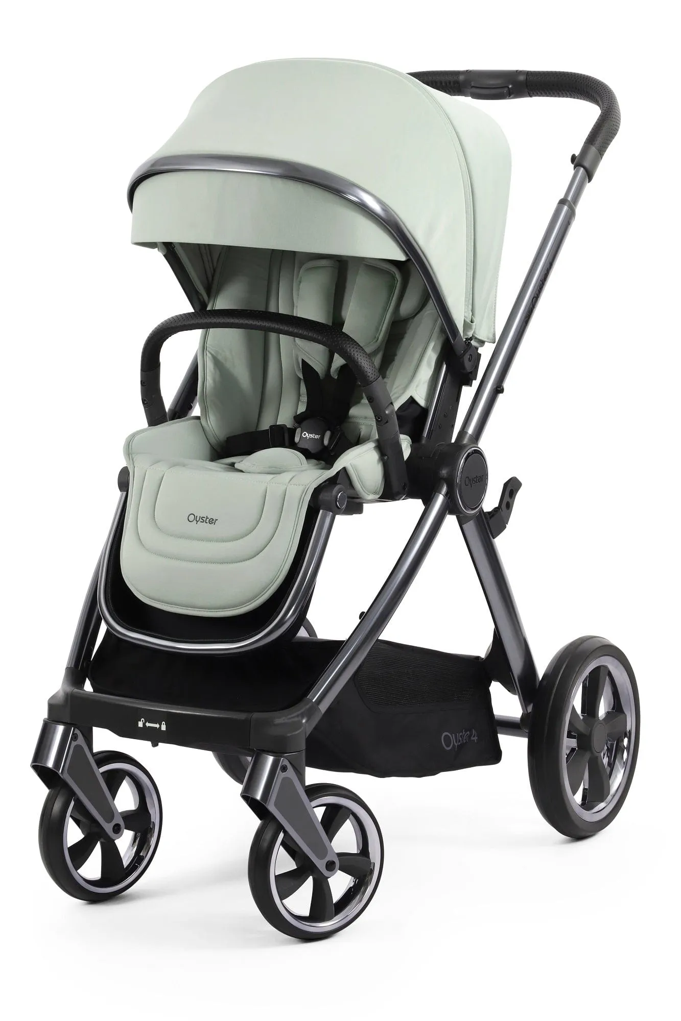 Oyster 4 Double Stroller - Pistachio