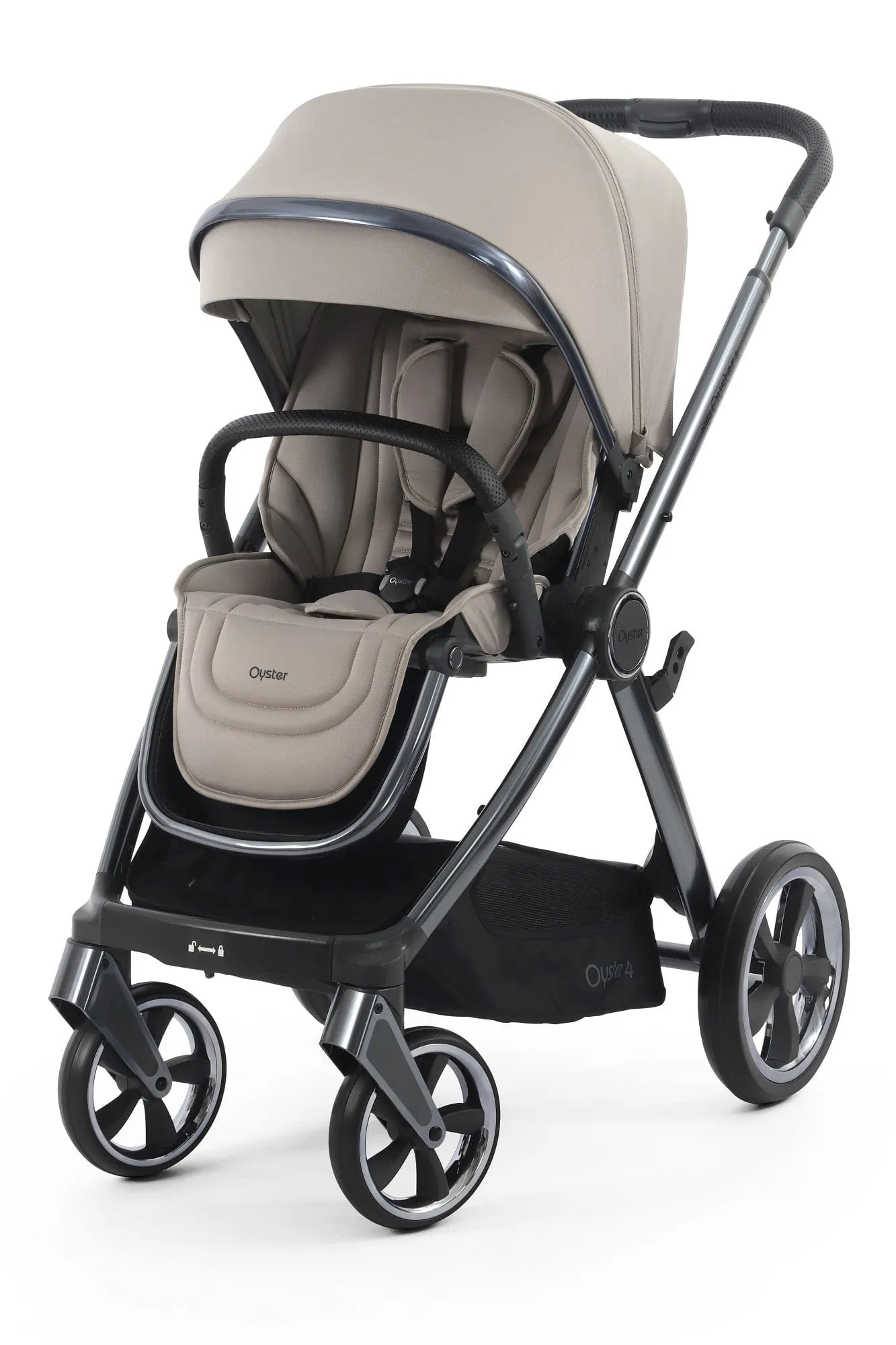 Oyster 4 Double Stroller - Stone