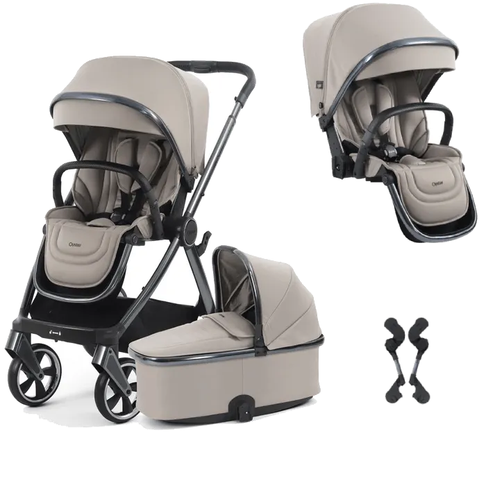 Oyster 4 Double Stroller - Stone