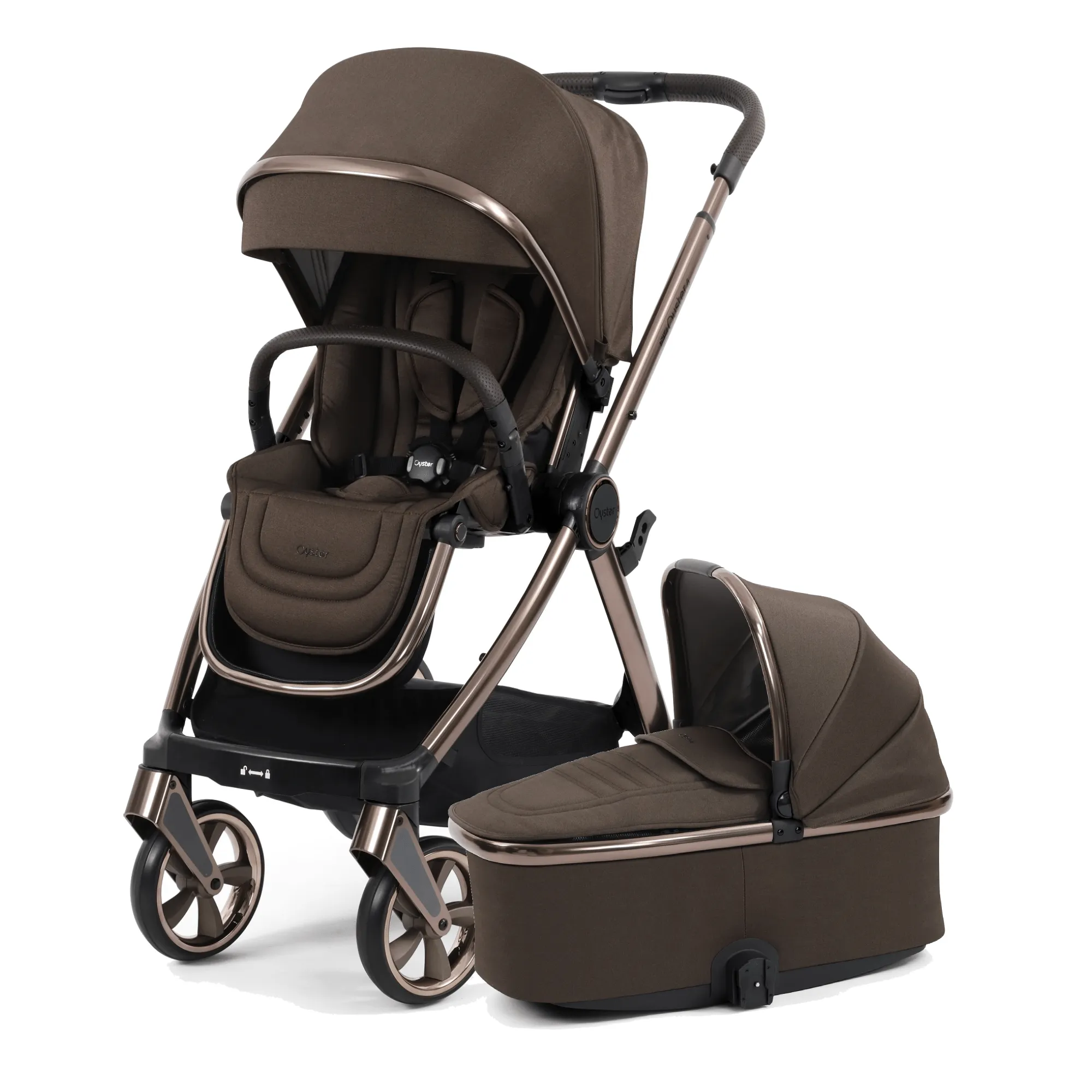 Oyster 4 Essential (Cabriofix i-Size) Travel System - Chocolate Velvet