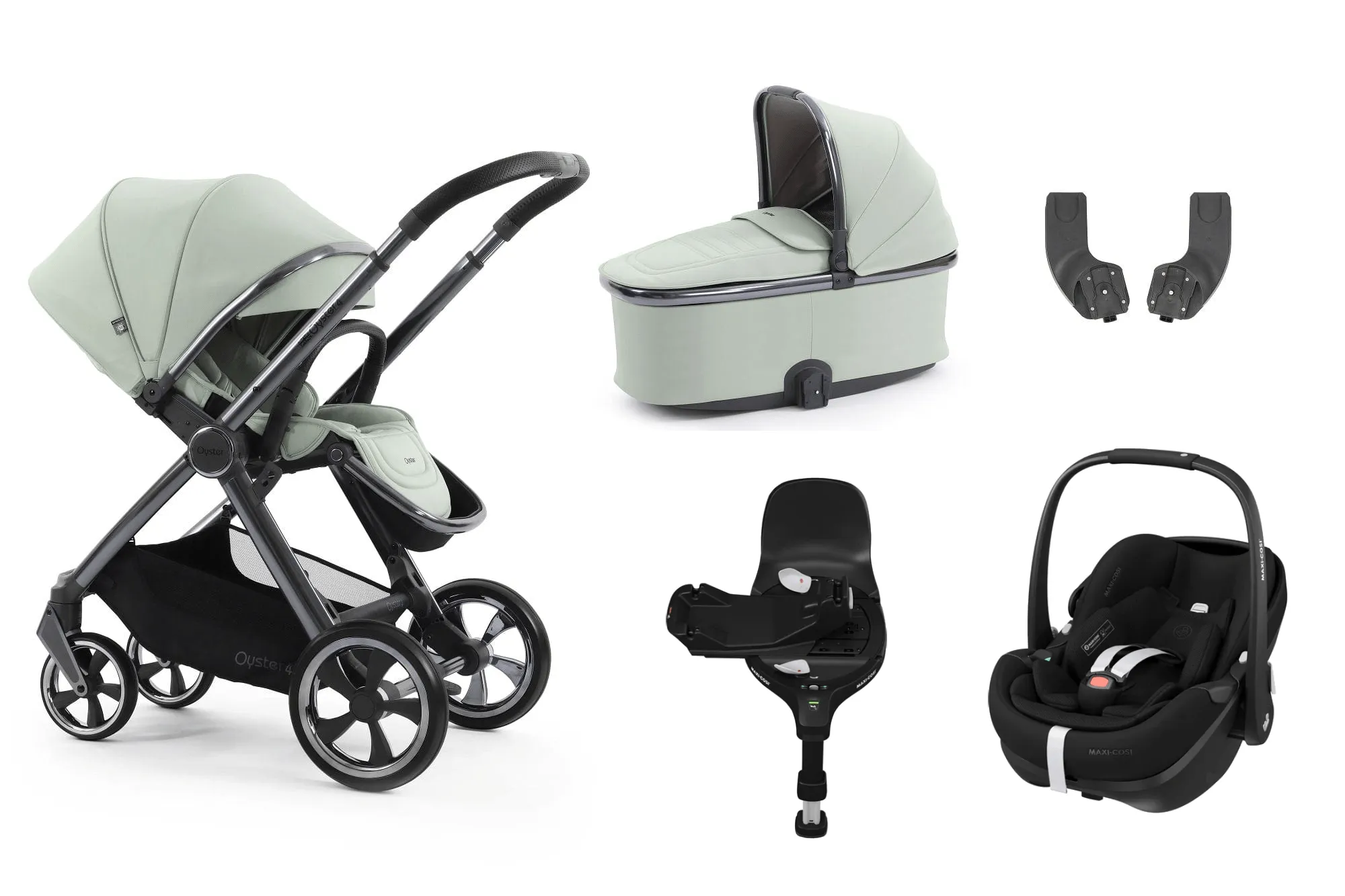 Oyster 4 Essential (Pebble 360 PRO2) Travel System - Pistachio
