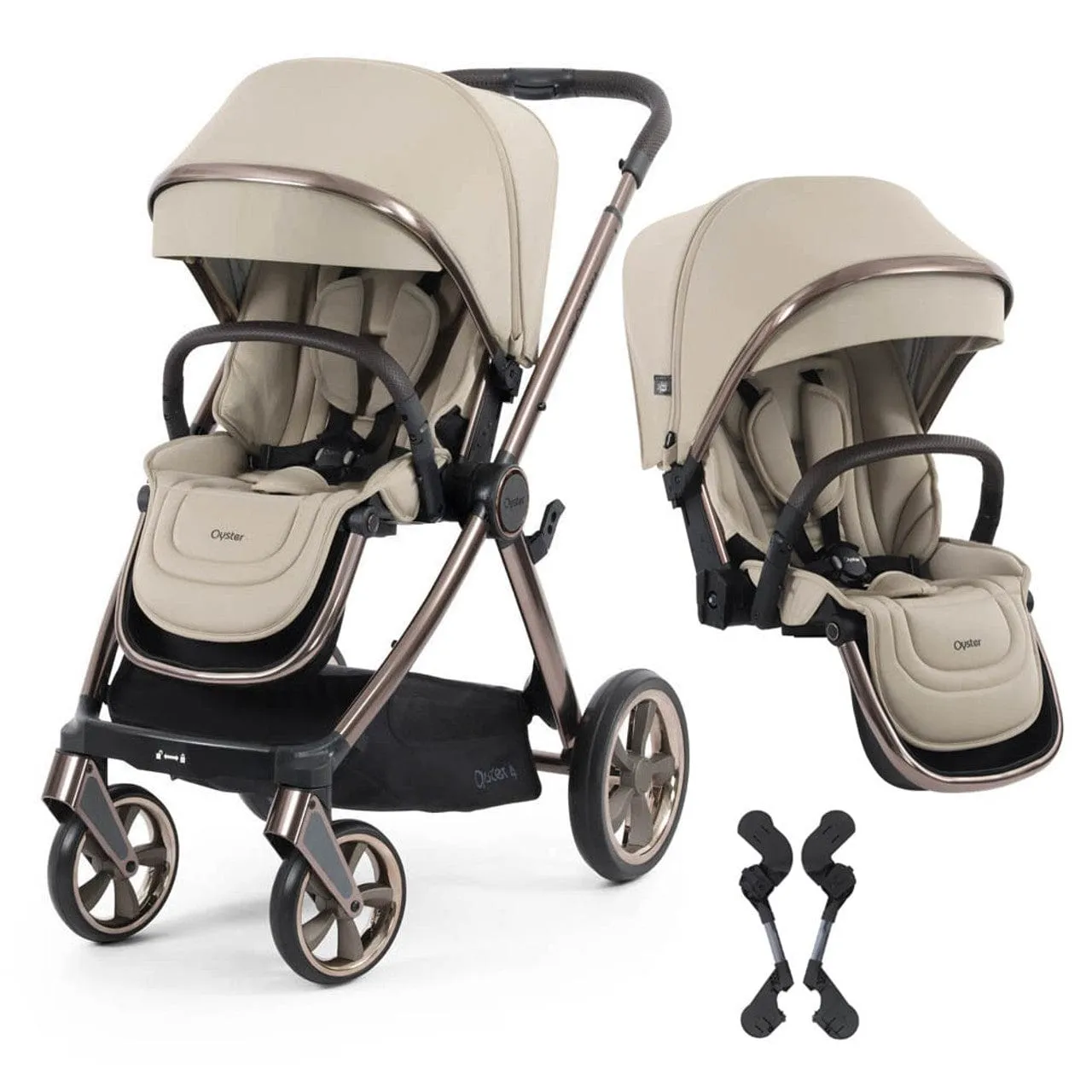 Oyster 4 Tandem Stroller - Buttermilk