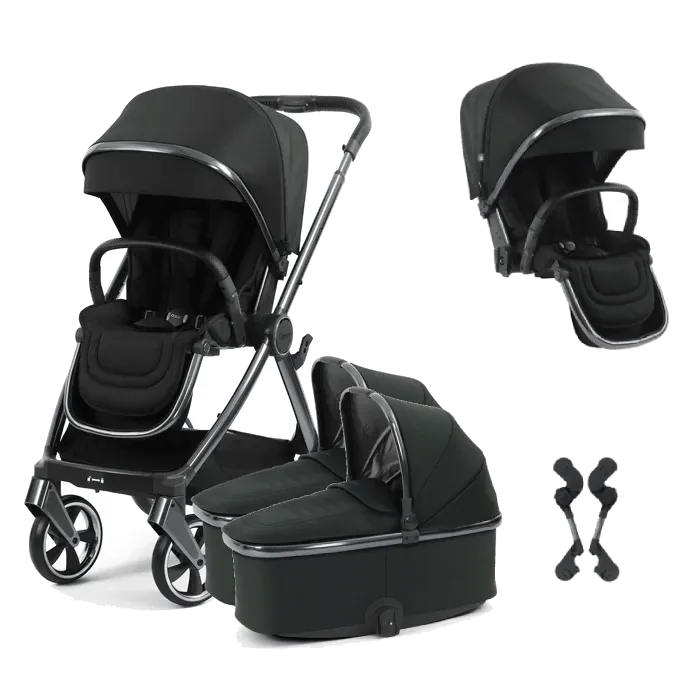 Oyster 4 Twin Stroller - Black Olive
