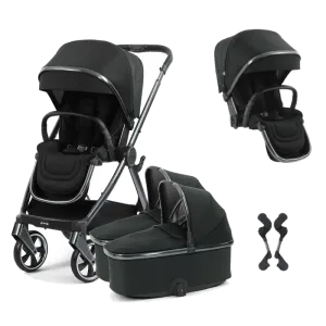 Oyster 4 Twin Stroller - Black Olive