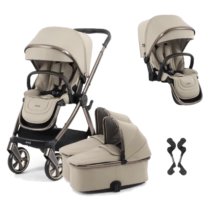 Oyster 4 Twin Stroller - Buttermilk